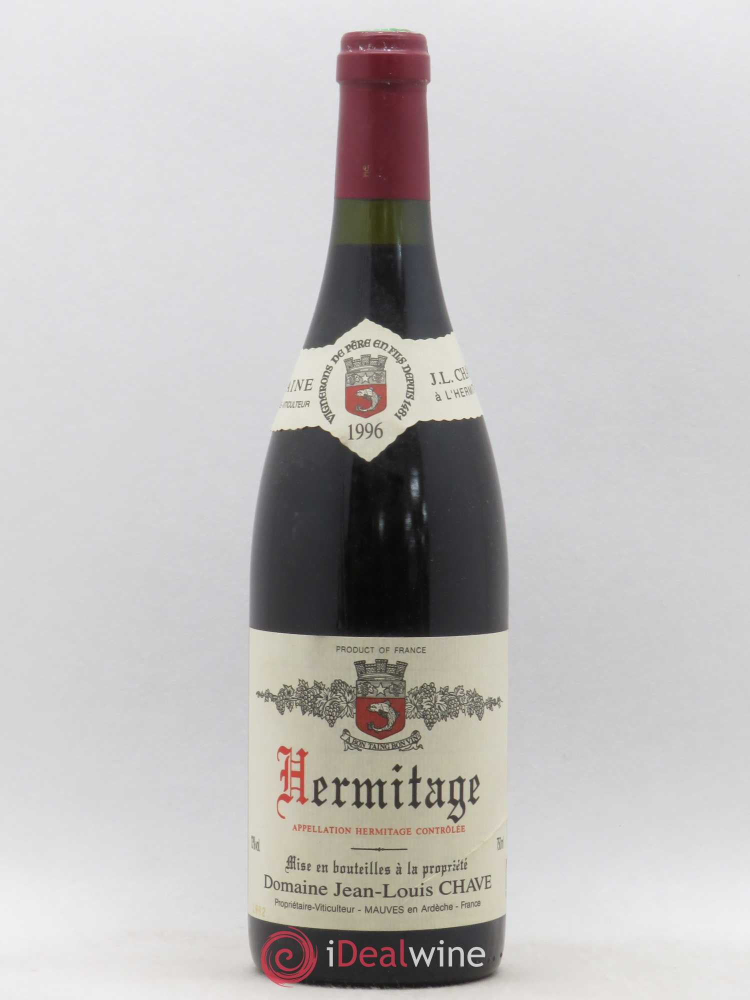 Hermitage Jean-Louis Chave 1996 - Lot de 1 bouteille - 0