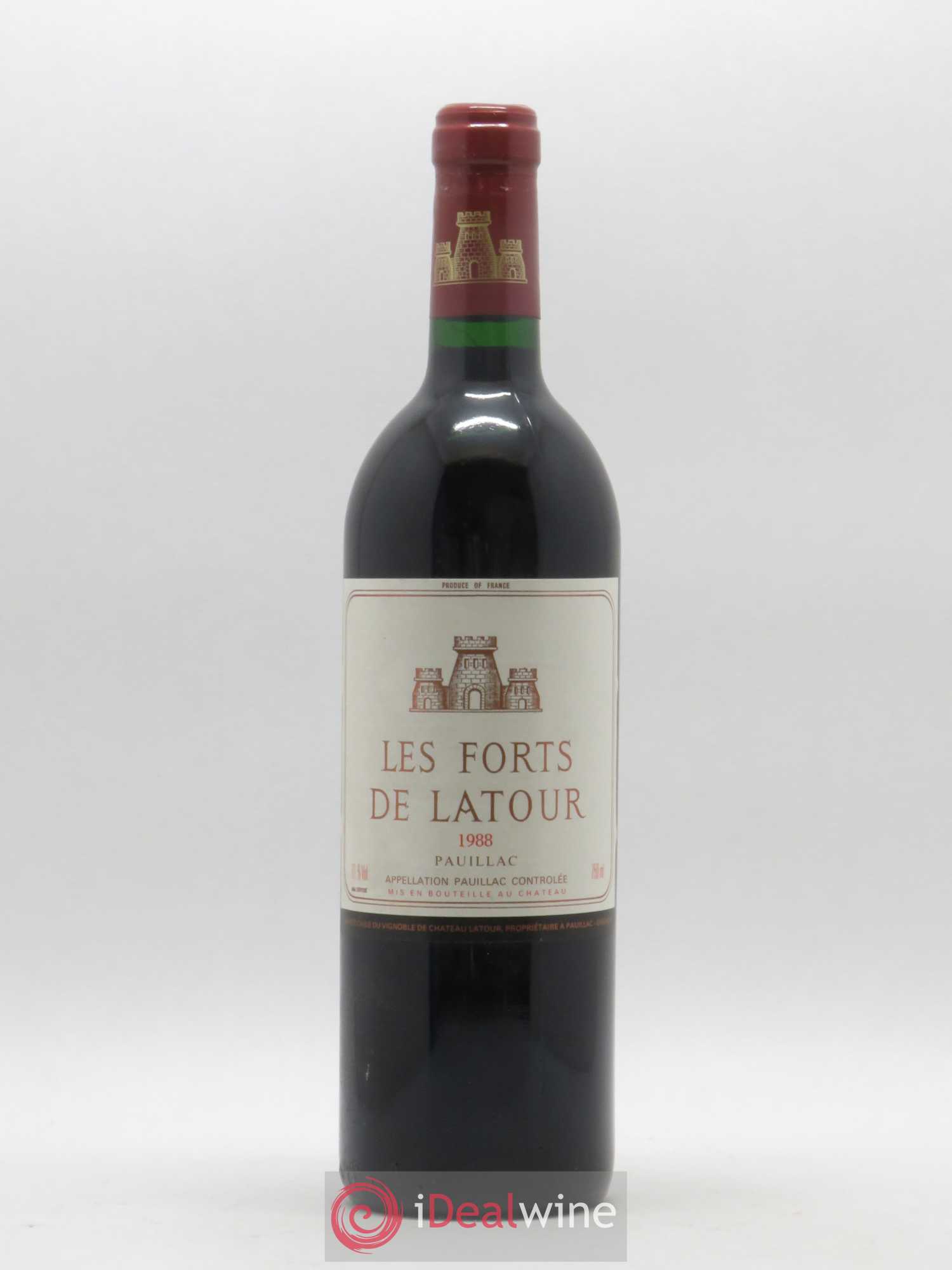 Les Forts de Latour Second Vin 1988 - Lot de 1 bouteille - 0