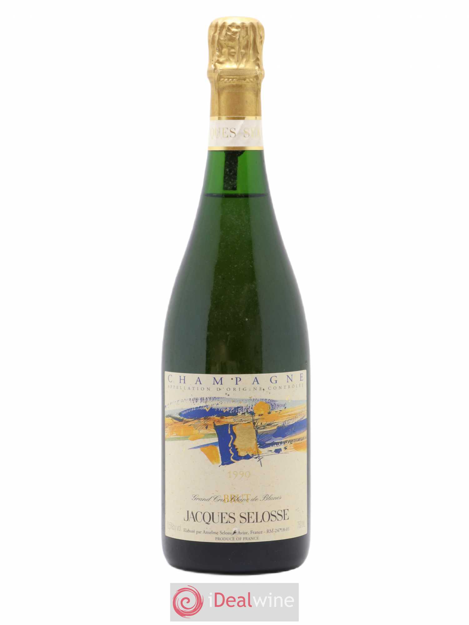 Blanc de Blancs Millésimé Jacques Selosse 1990 - Lot de 1 bouteille - 0