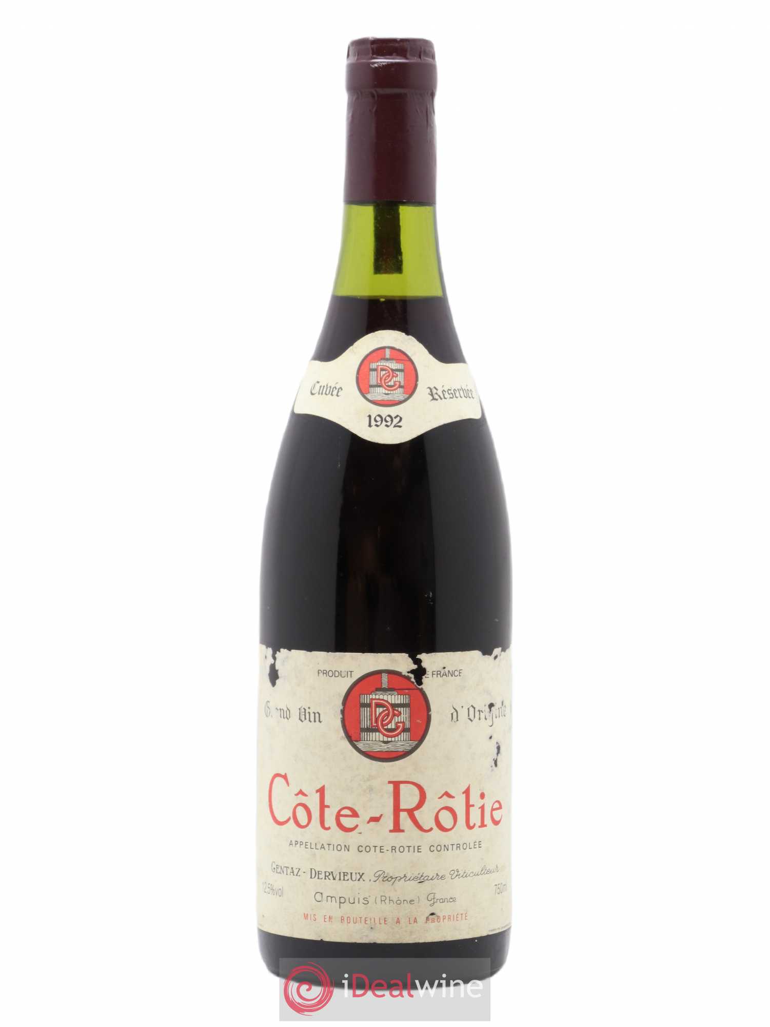 Côte-Rôtie Marius Gentaz-Dervieux 1992 - Lot de 1 bouteille - 0