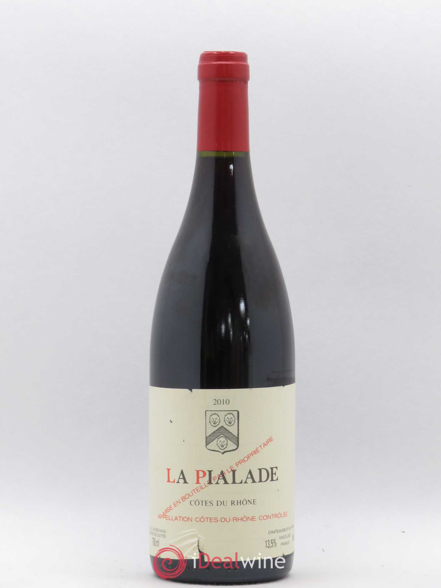 Côtes-du-Rhône La Pialade Emmanuel Reynaud 2010 - Lot de 1 bouteille - 0
