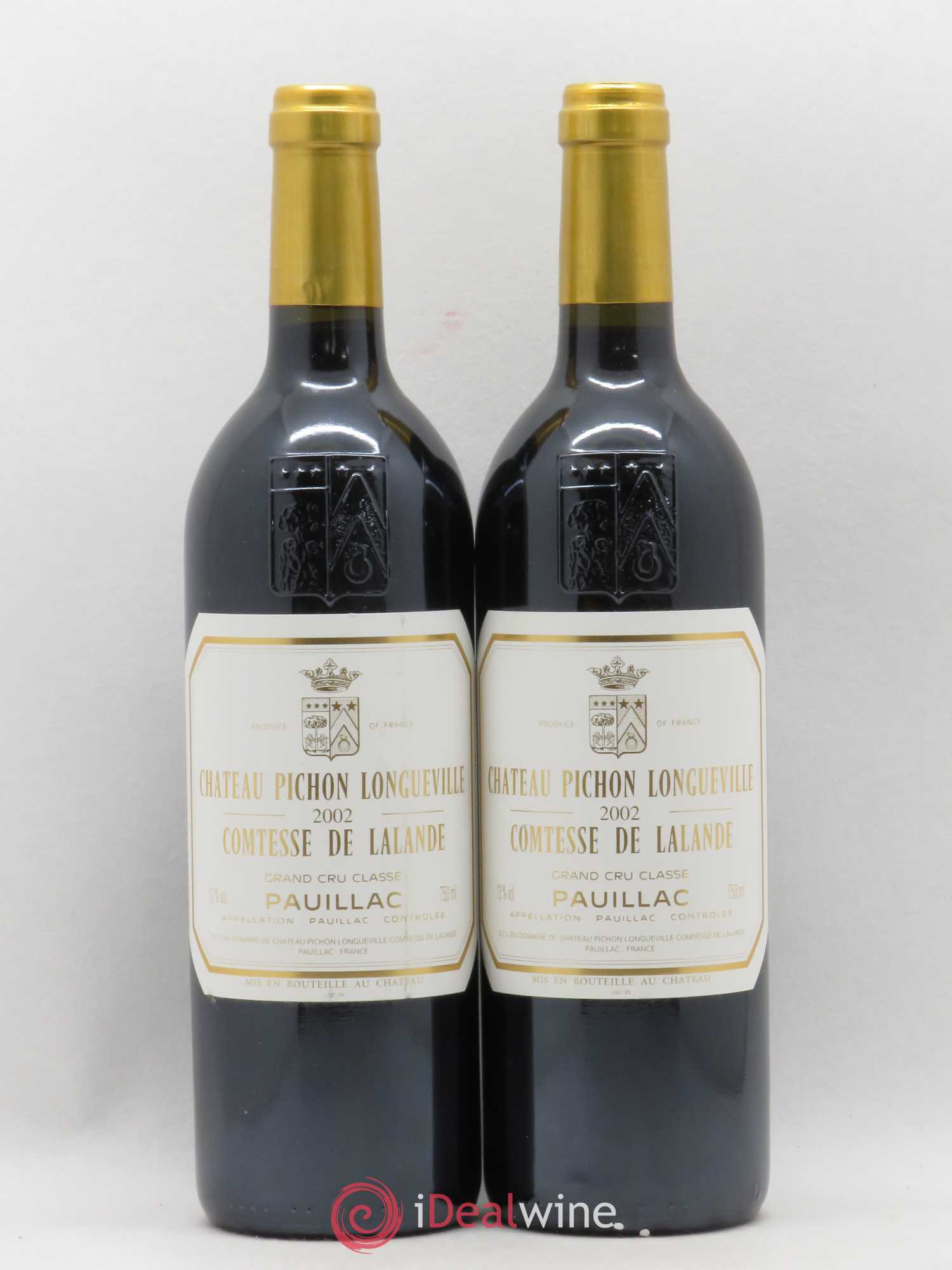 Château Pichon Longueville Comtesse de Lalande 2ème Grand Cru Classé 2002 - Lot de 2 bouteilles - 0