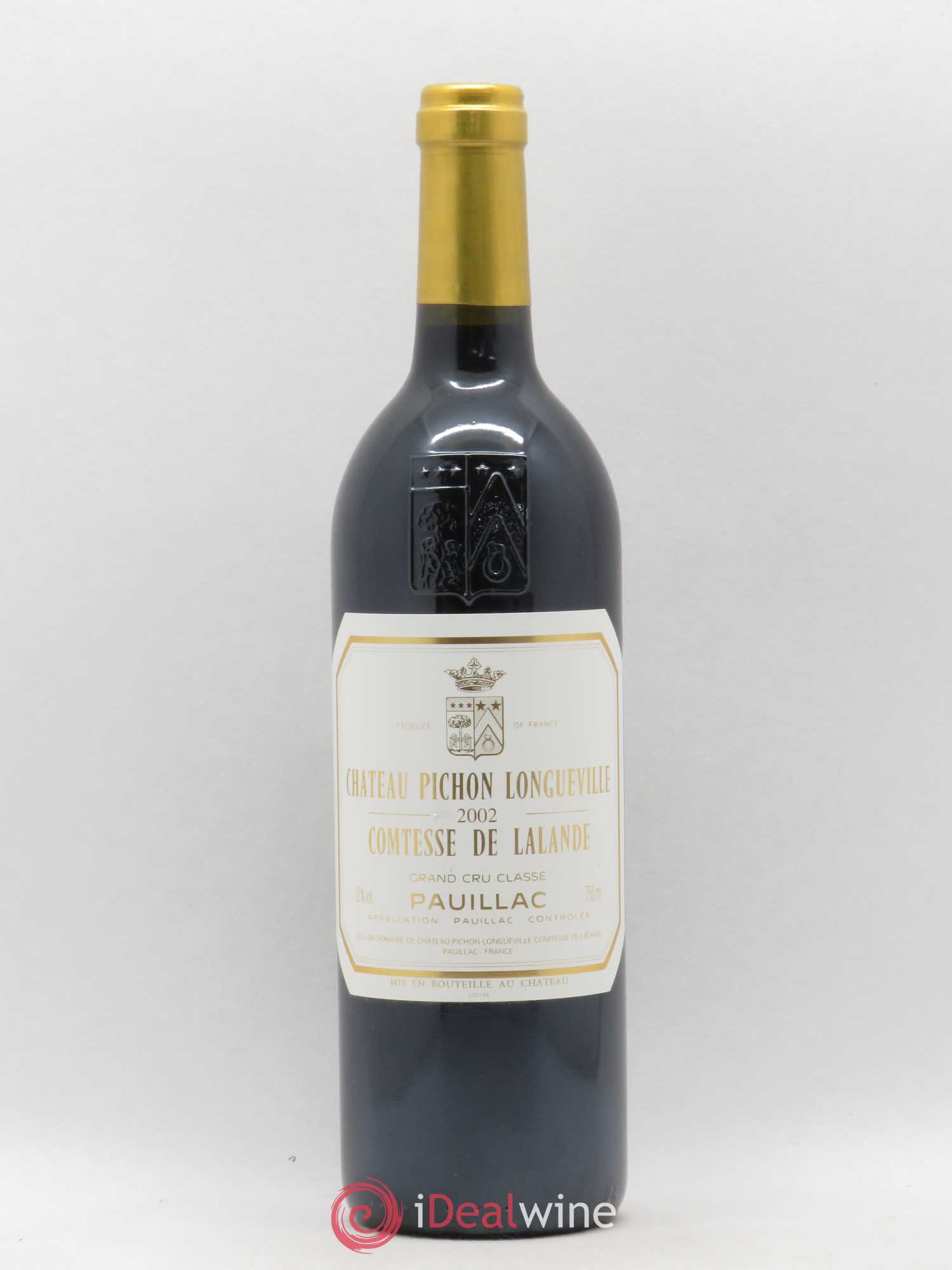Château Pichon Longueville Comtesse de Lalande 2ème Grand Cru Classé 2002 - Lot de 1 bouteille - 0