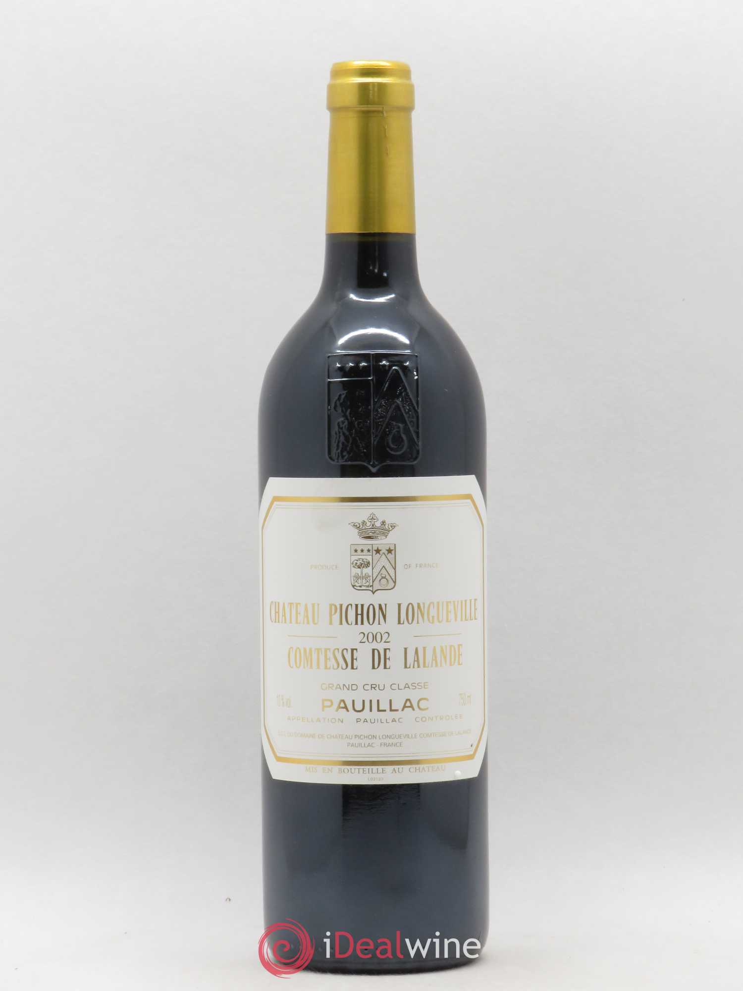 Château Pichon Longueville Comtesse de Lalande 2ème Grand Cru Classé 2002 - Lot de 1 bouteille - 0