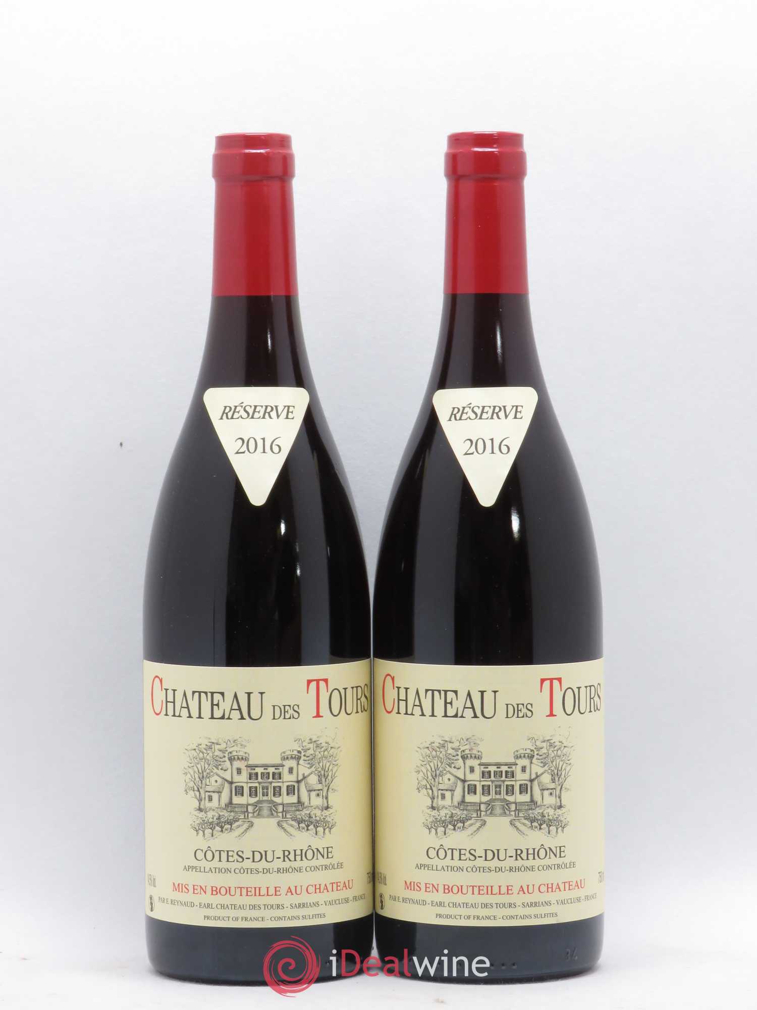 Côtes-du-Rhône Château des Tours Emmanuel Reynaud 2016 - Lot de 2 bouteilles - 0