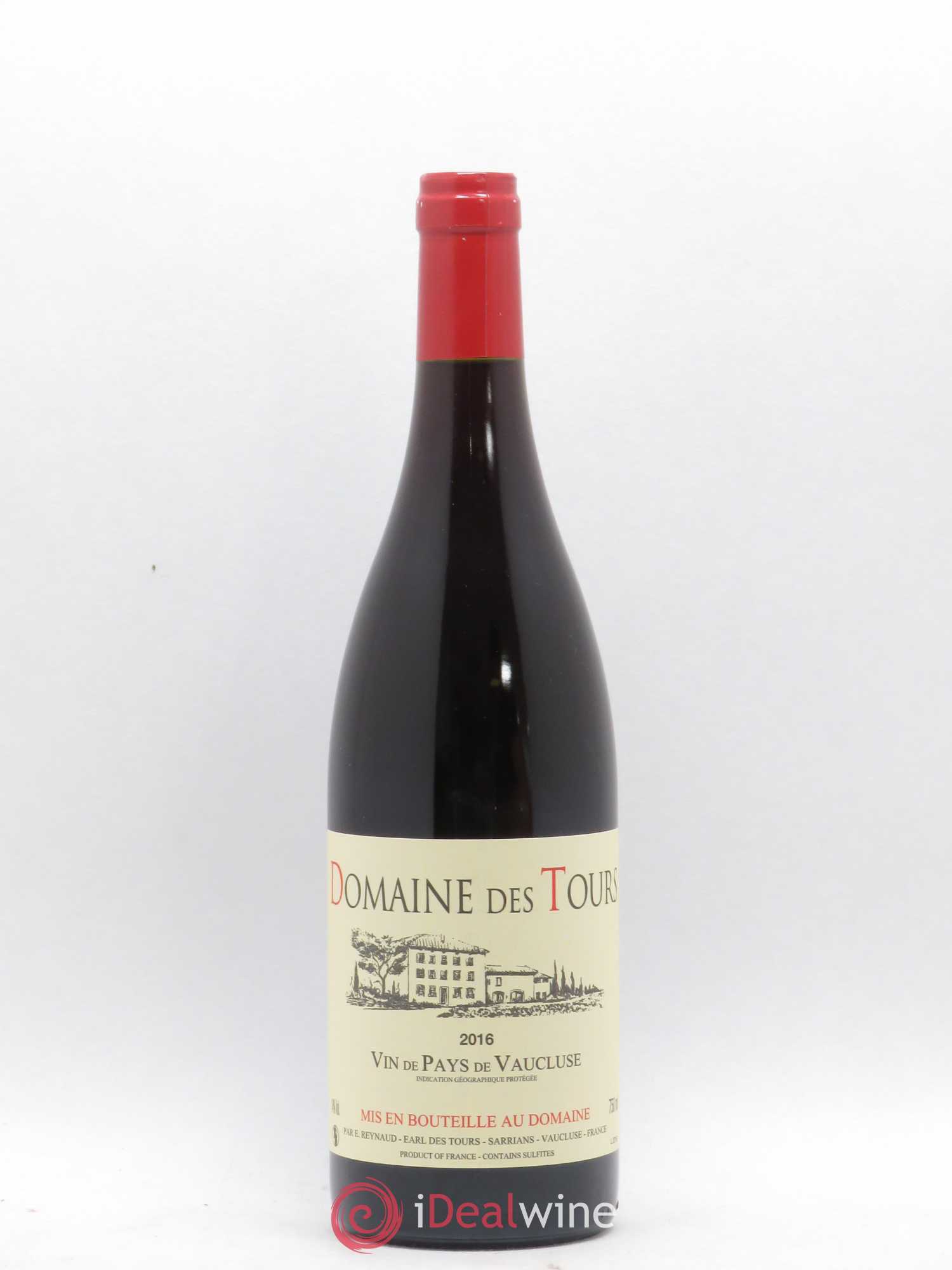 Vaucluse (Vin de Pays de Vaucluse) Domaine des Tours Emmanuel Reynaud 2016 - Lot de 1 bouteille - 0