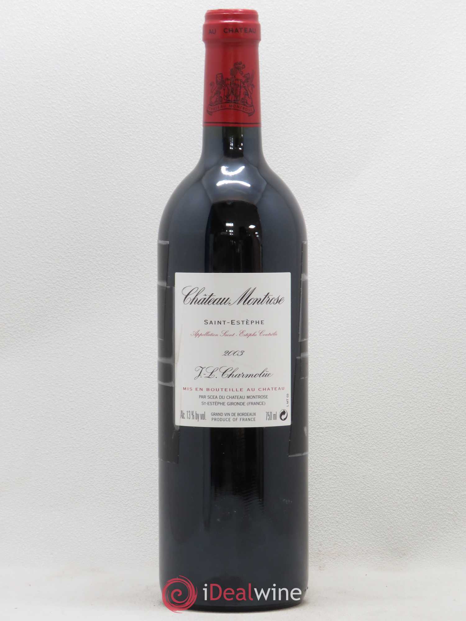 Château Montrose 2ème Grand Cru Classé 2003 - Lot de 1 bouteille - 1