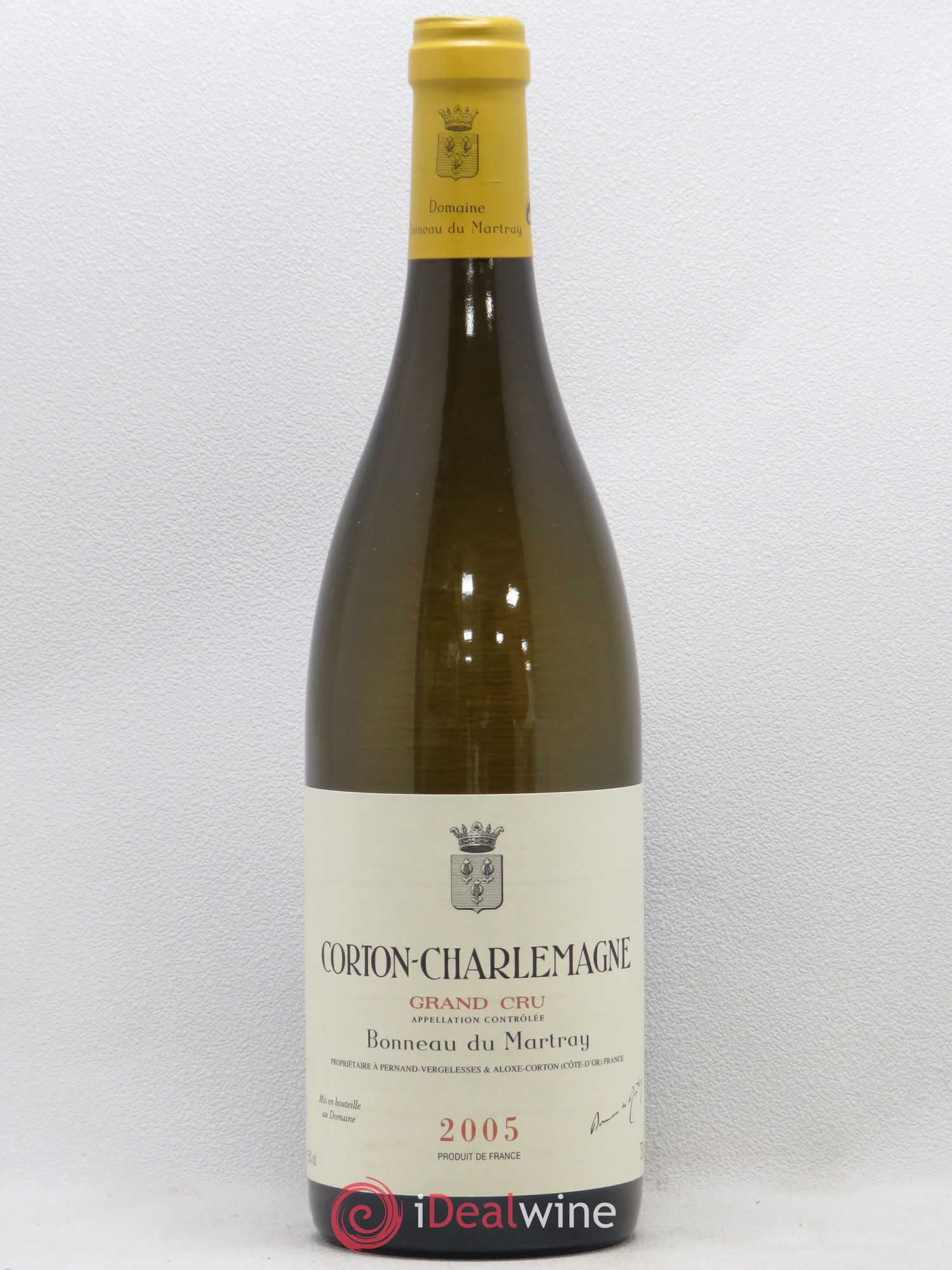 Corton-Charlemagne Grand Cru Bonneau du Martray (Domaine) 2005 - Lot de 1 bouteille - 0