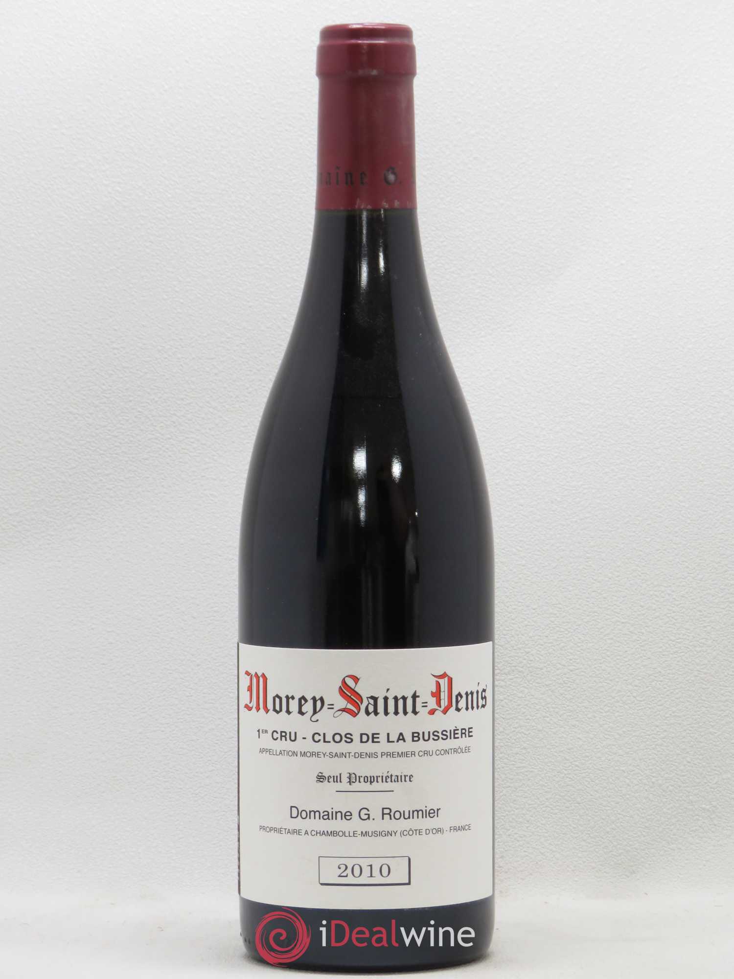 Morey-Saint-Denis 1er Cru Clos de la Bussière Georges Roumier (Domaine) 2010 - Lot de 1 bouteille - 0