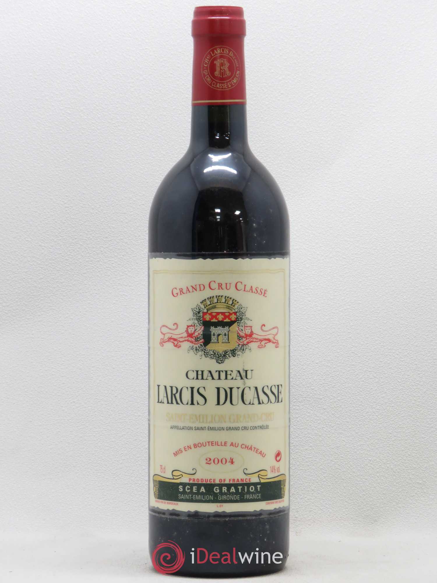 Château Larcis Ducasse 1er Grand Cru Classé B 2004 - Lot de 1 bouteille - 0