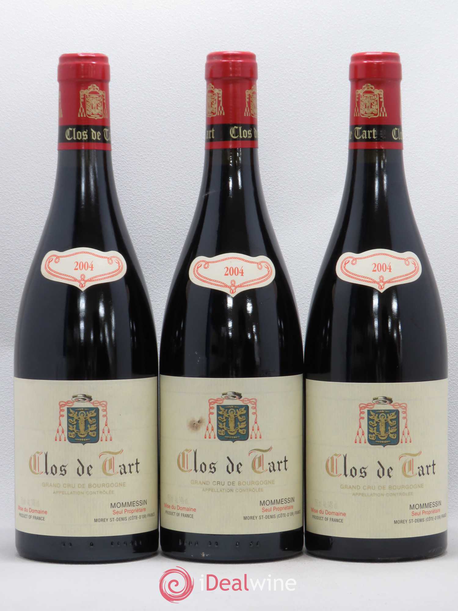 Clos de Tart Grand Cru Clos de Tart 2004 - Lot de 3 bouteilles - 0