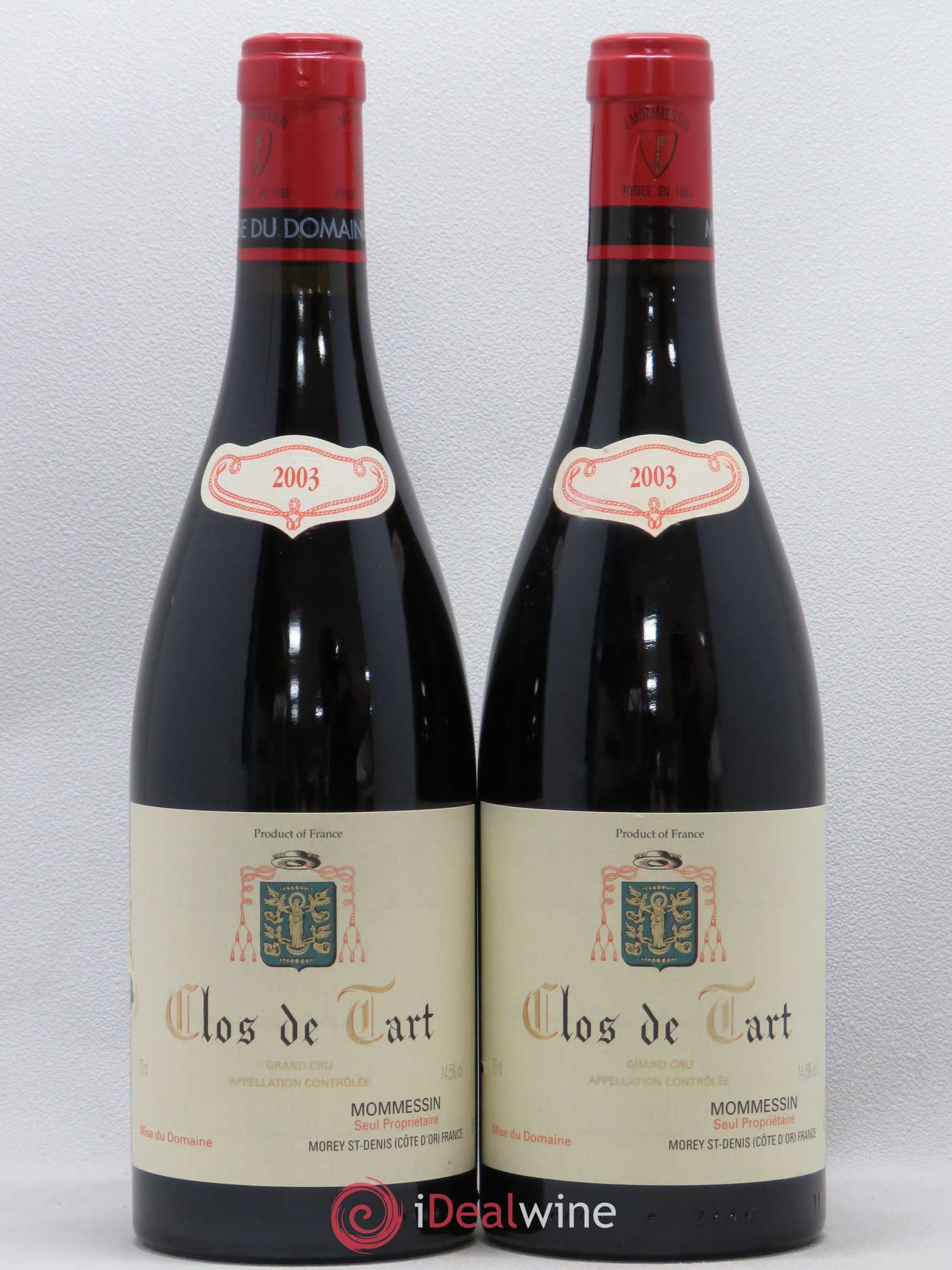 Clos de Tart Grand Cru Clos de Tart 2003 - Lot de 2 bouteilles - 0