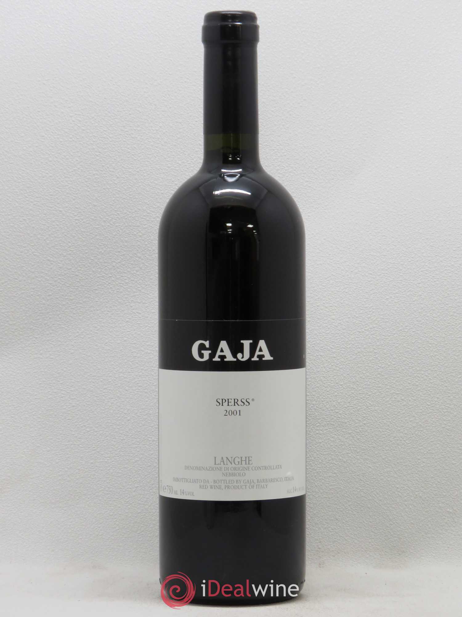 Langhe Sperss Angelo Gaja Nebbiolo 2001 - Lot de 1 bouteille - 0