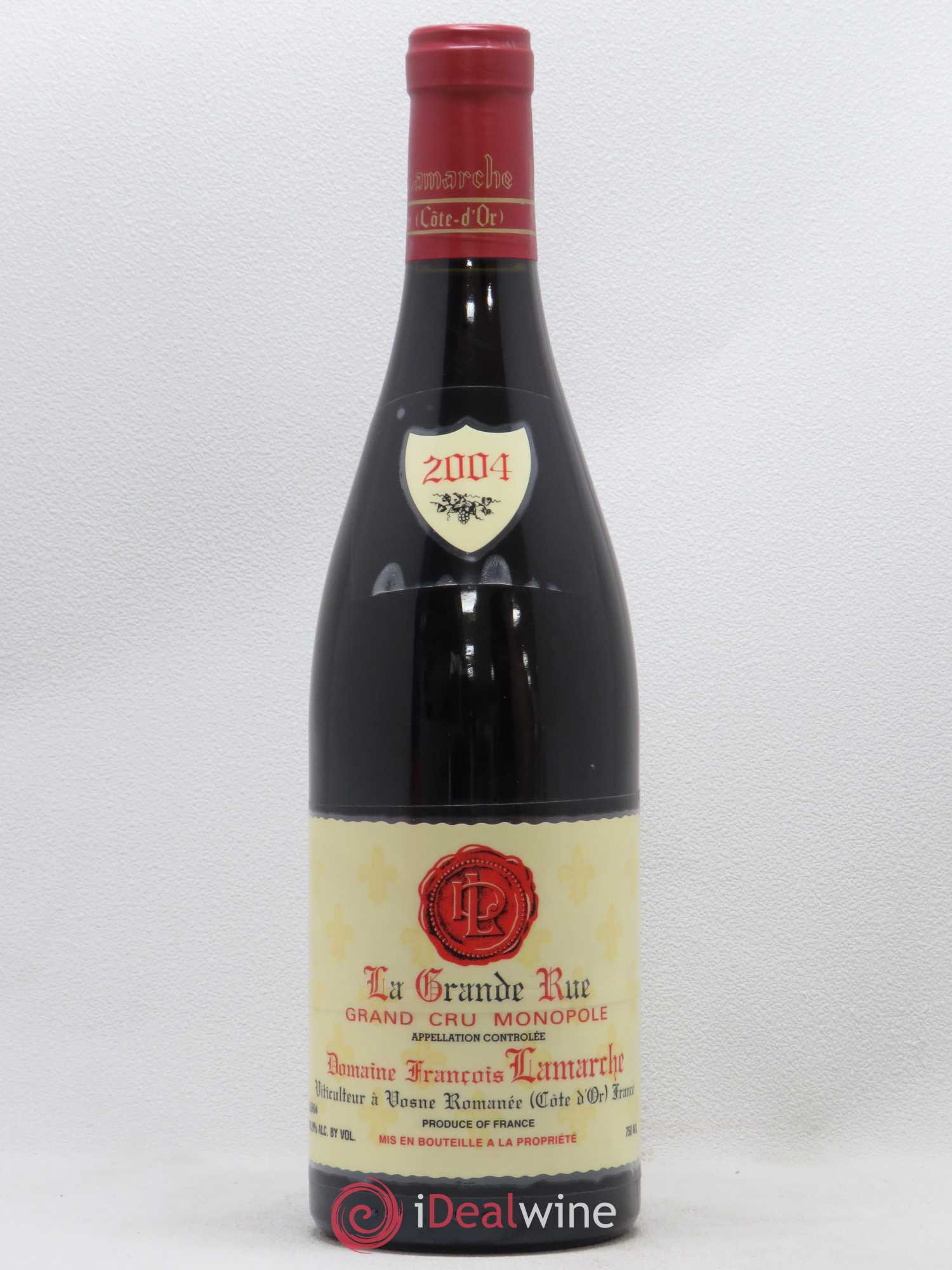 La Grande Rue Grand Cru Lamarche (Domaine) 2004 - Lot de 1 bouteille - 0