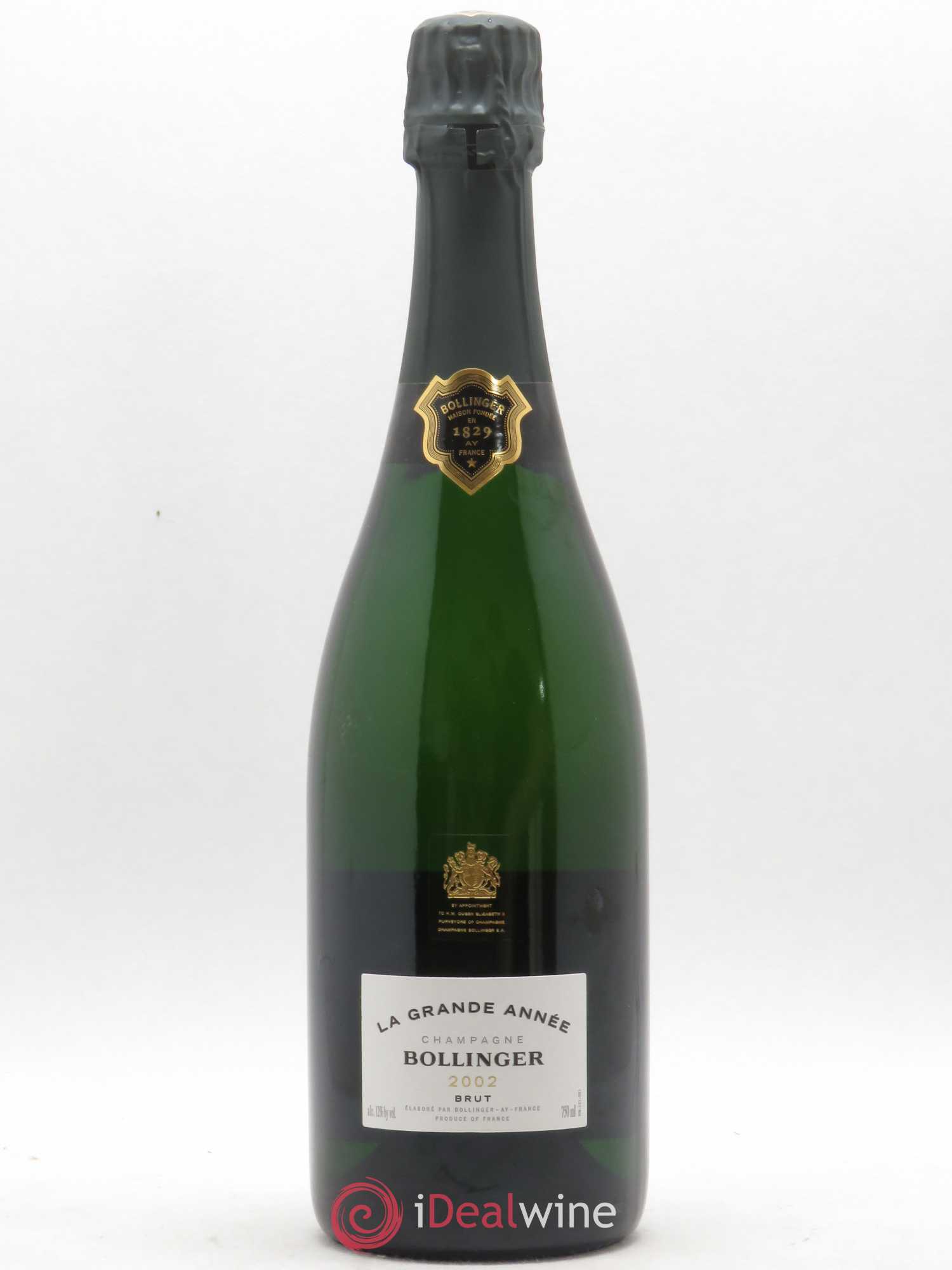 La Grande Année Brut Bollinger 2002 - Lot de 1 bouteille - 0