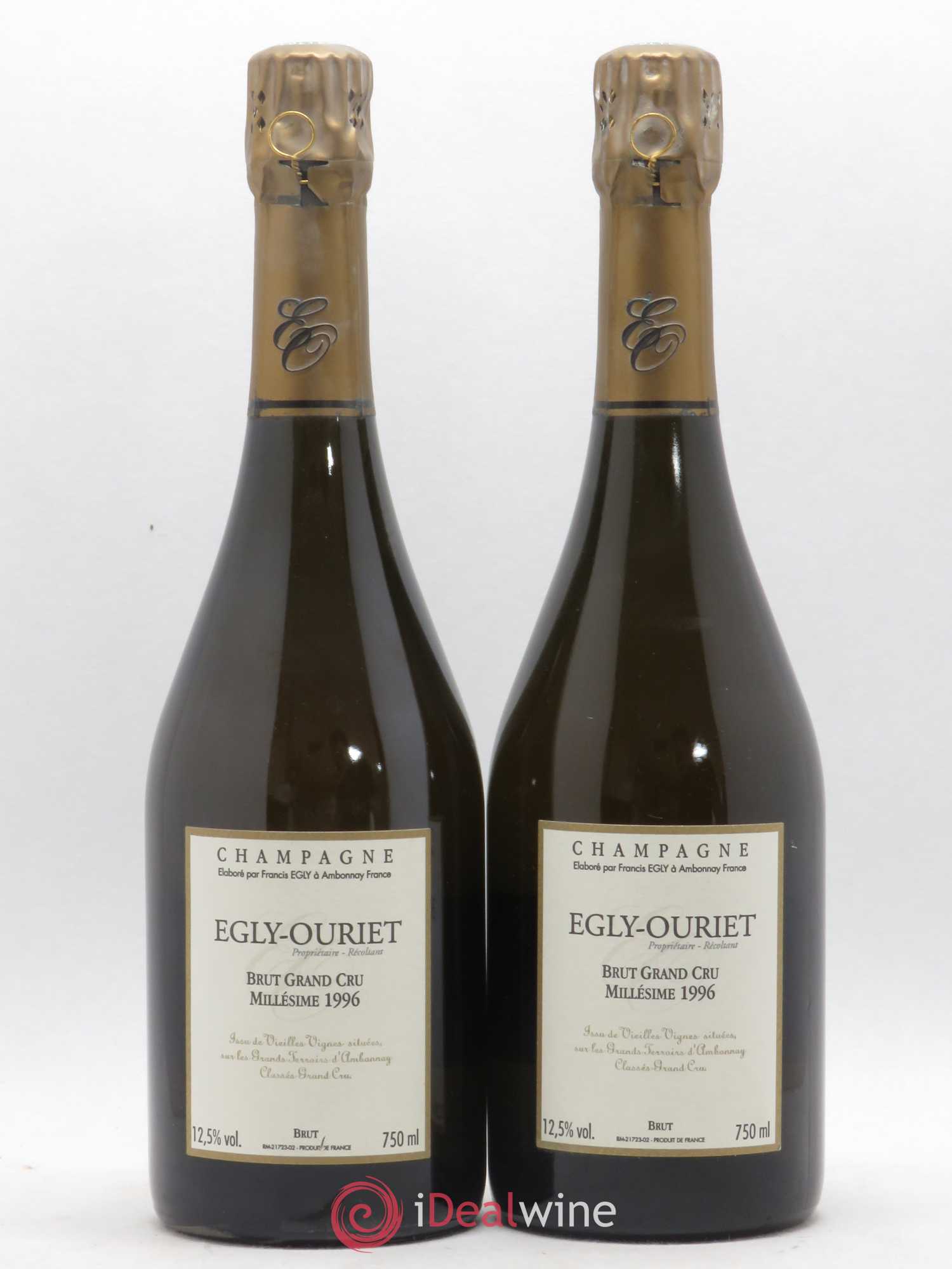 Grand Cru Brut Egly-Ouriet 1996 - Lot de 2 bouteilles - 0