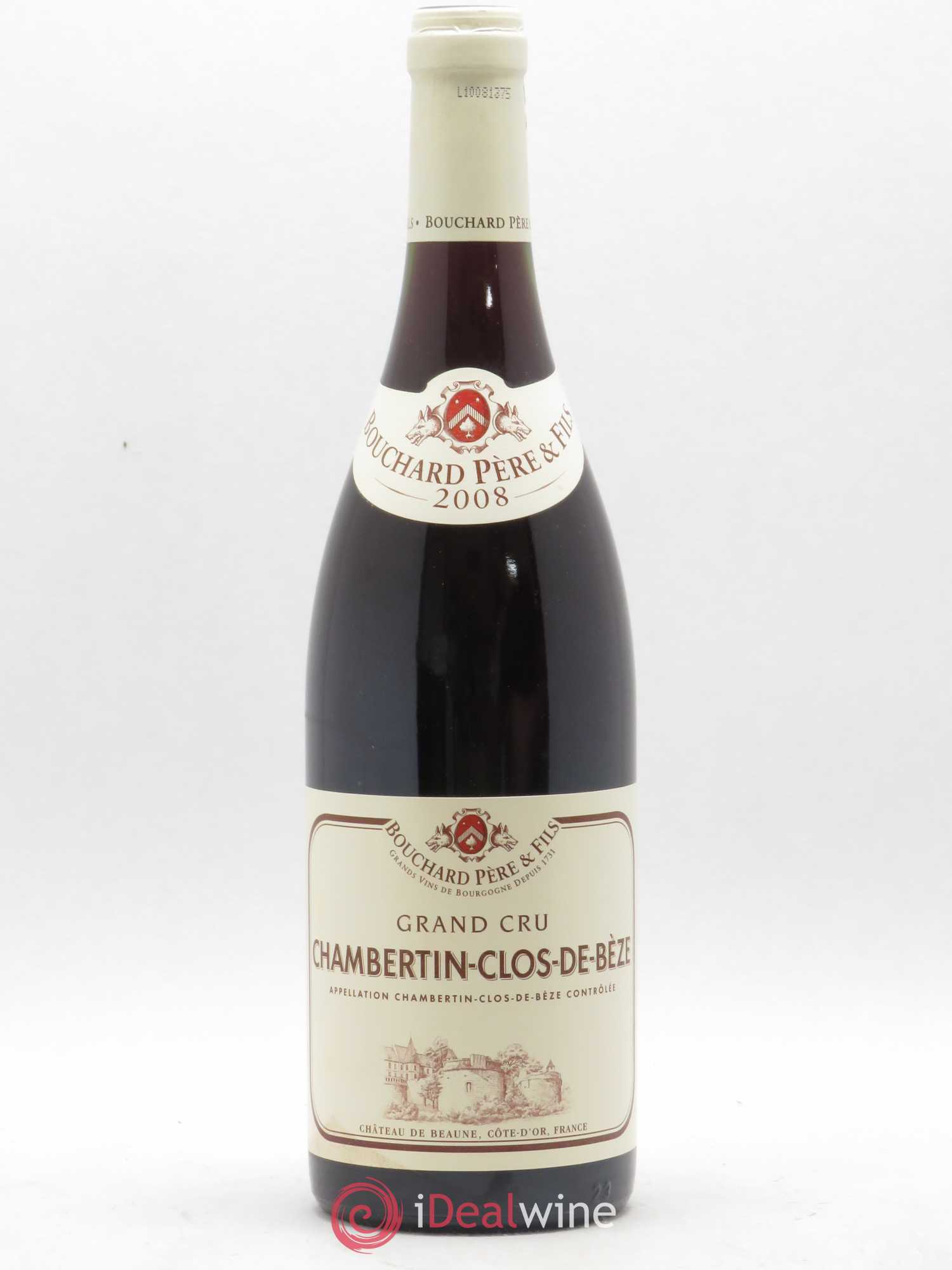 Chambertin Clos de Bèze Grand Cru Bouchard Père & Fils 2008 - Lot de 1 bouteille - 0