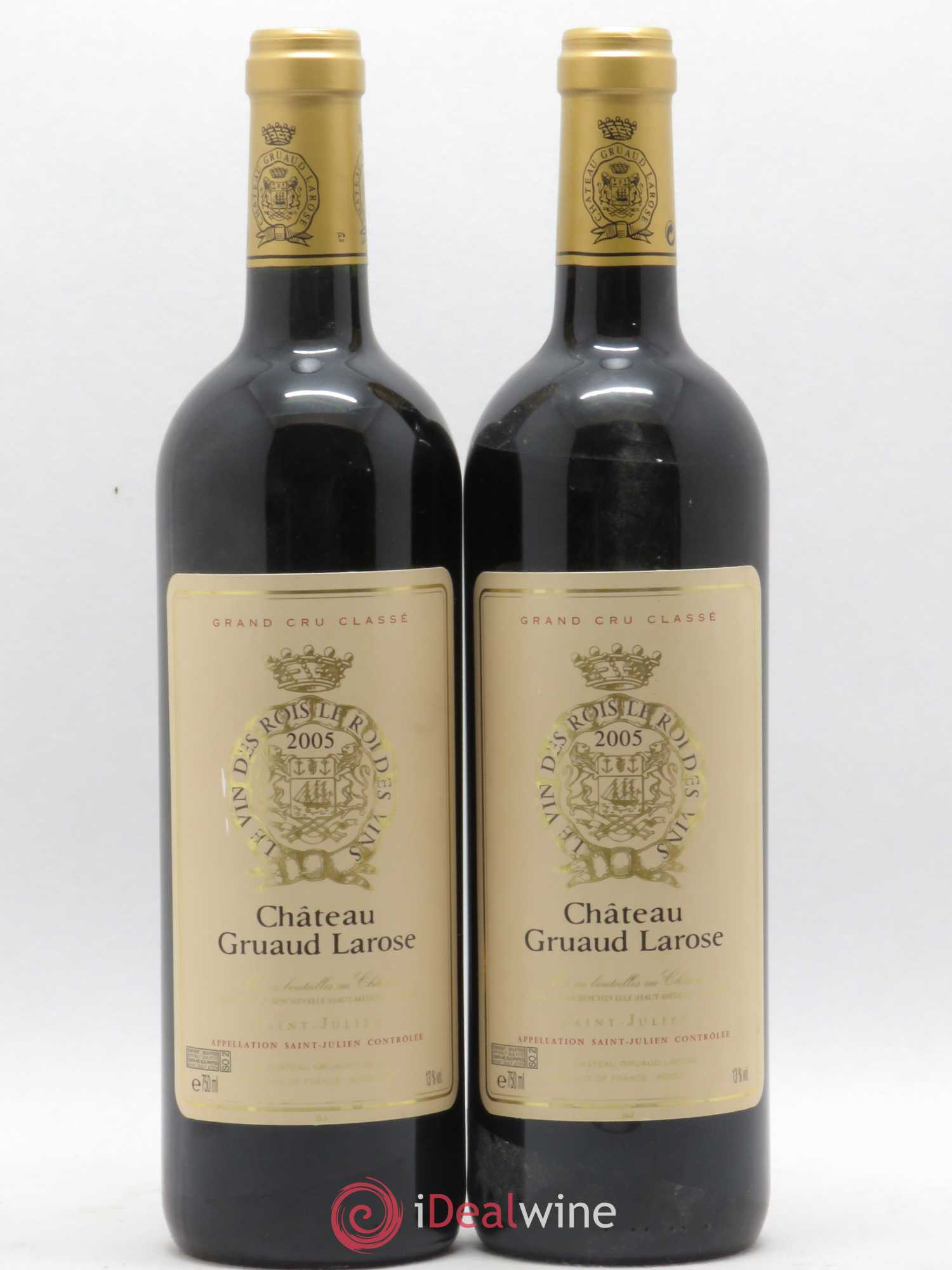 Château Gruaud Larose 2ème Grand Cru Classé 2005 - Lot de 2 bouteilles - 0