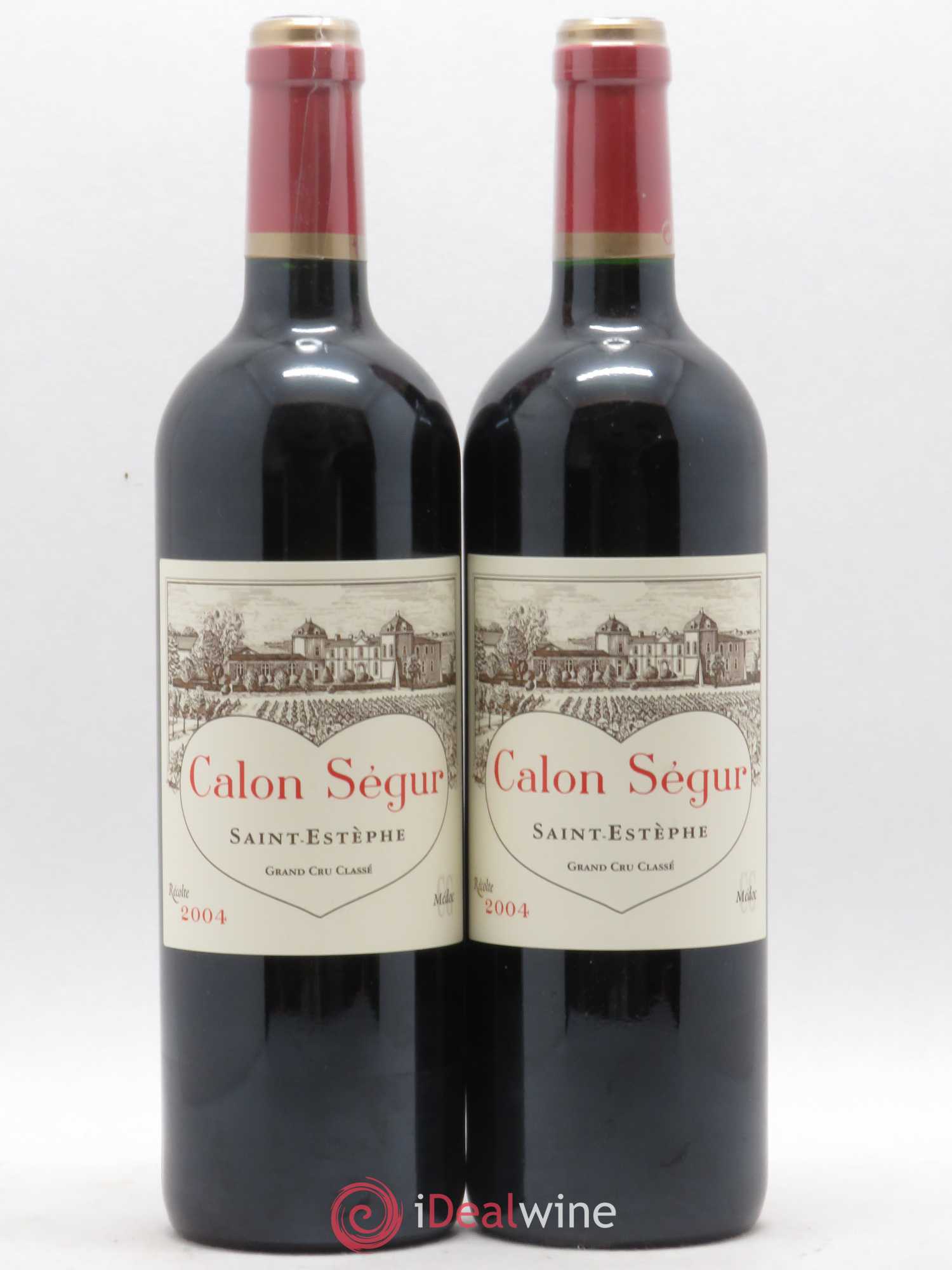 Château Calon Ségur 3ème Grand Cru Classé 2004 - Lot de 2 bouteilles - 0