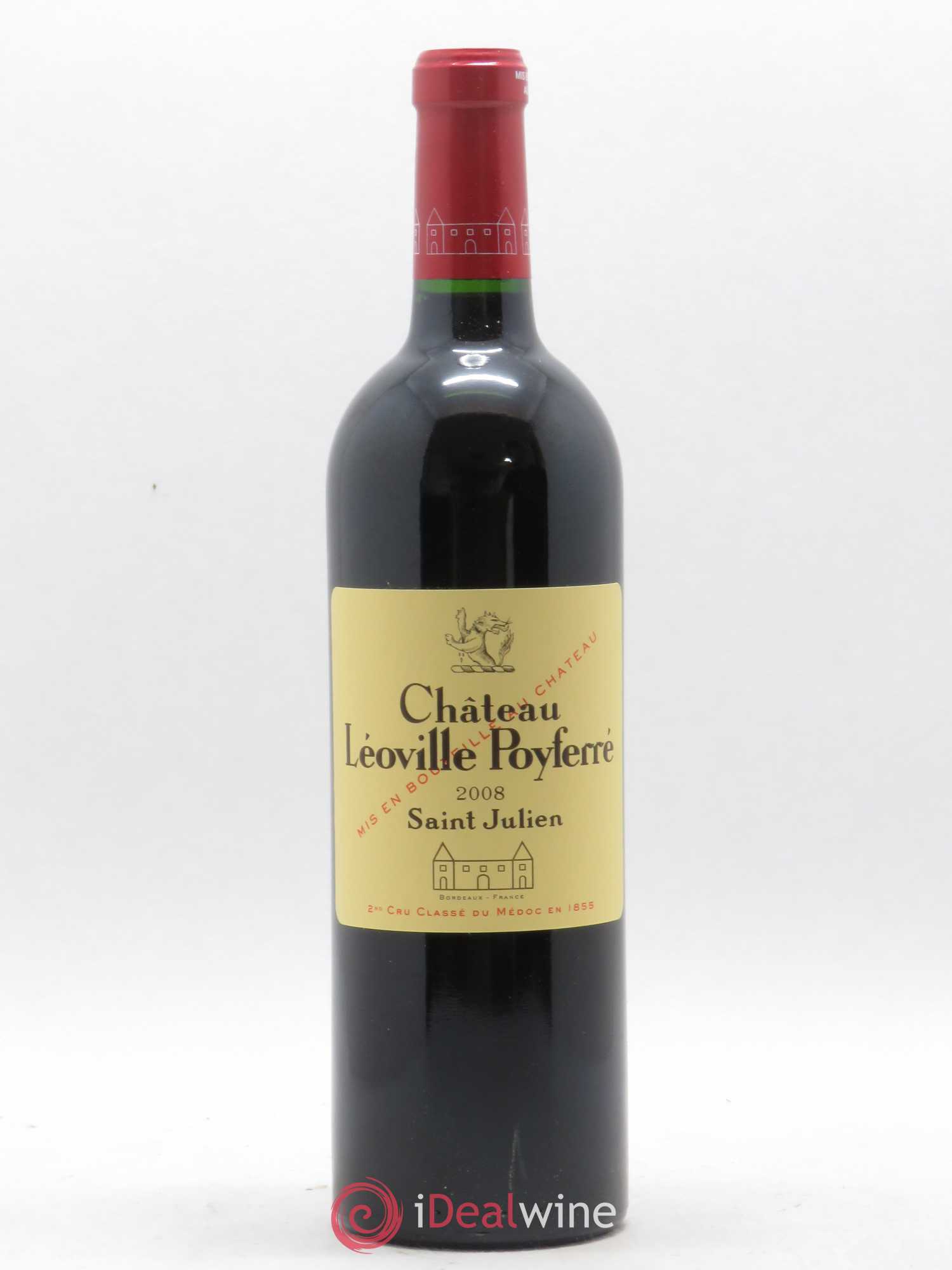 Château Léoville Poyferré 2ème Grand Cru Classé 2008 - Lot de 1 bouteille - 0
