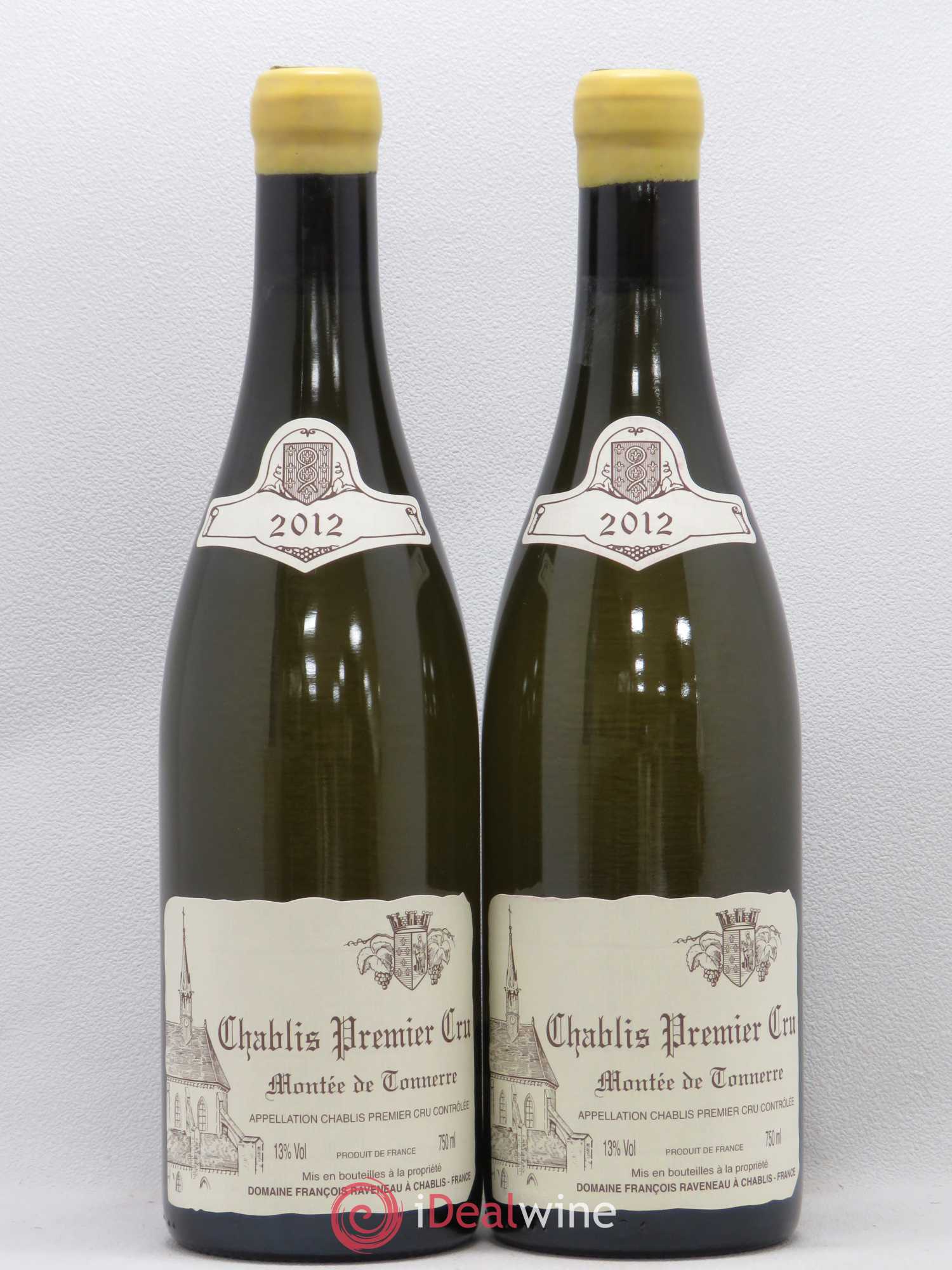 Chablis 1er Cru Montée de Tonnerre Raveneau (Domaine) 2012 - Lot de 2 bouteilles - 0