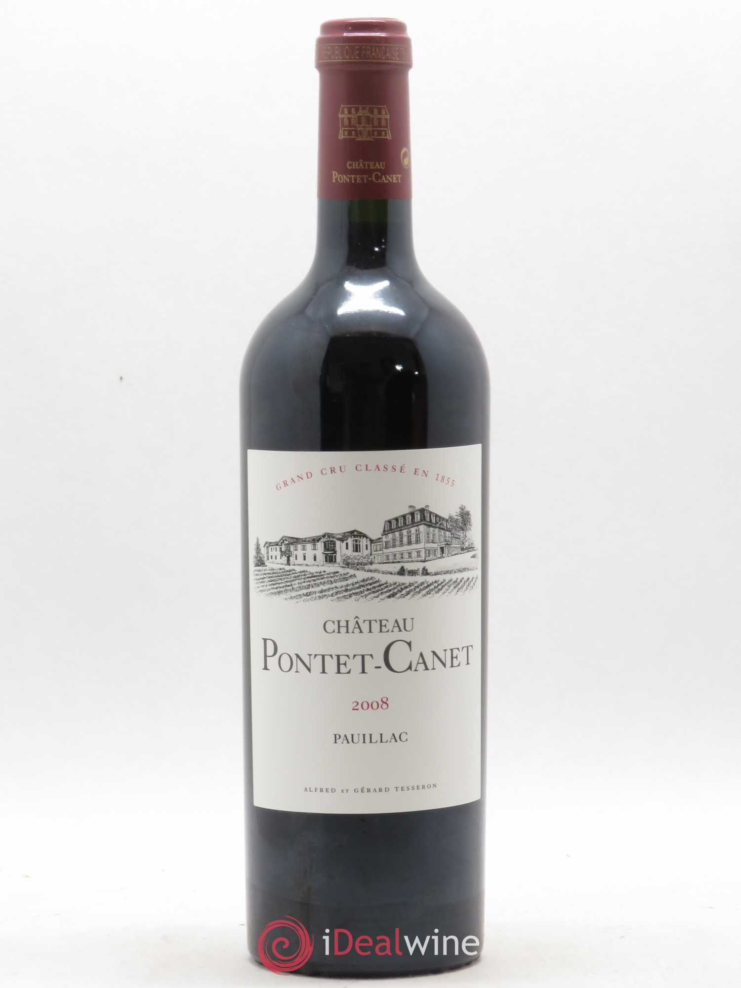 Château Pontet Canet 5ème Grand Cru Classé 2008 - Lot de 1 bouteille - 0
