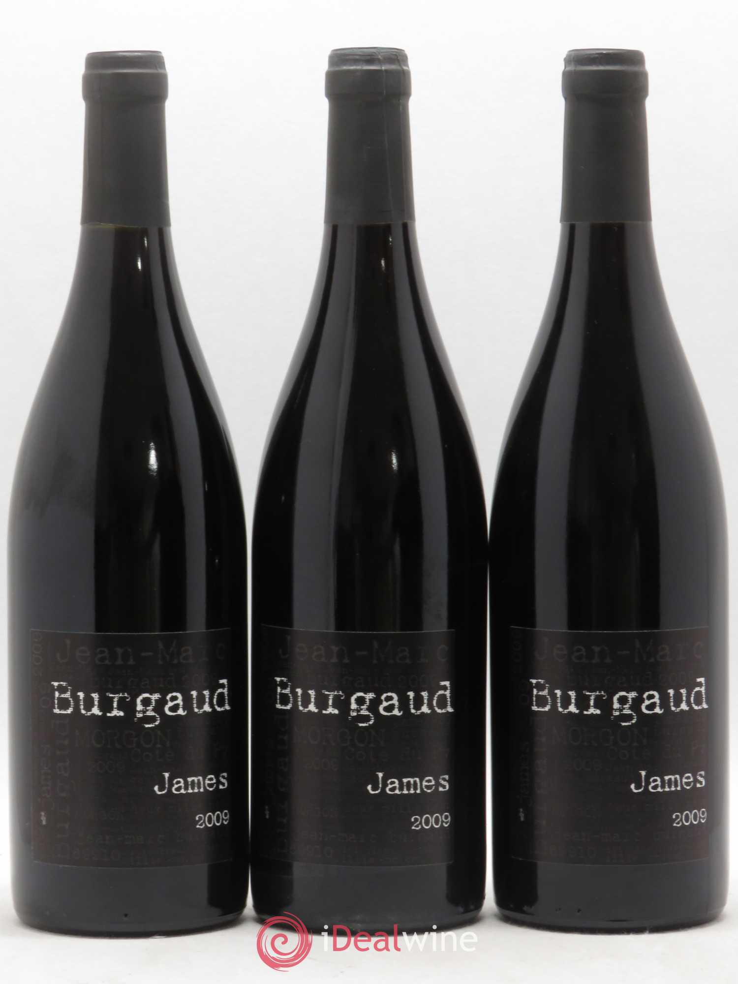 Morgon Côte du Py James Jean-Marc Burgaud (Domaine) 2009 - Lot de 3 bouteilles - 0