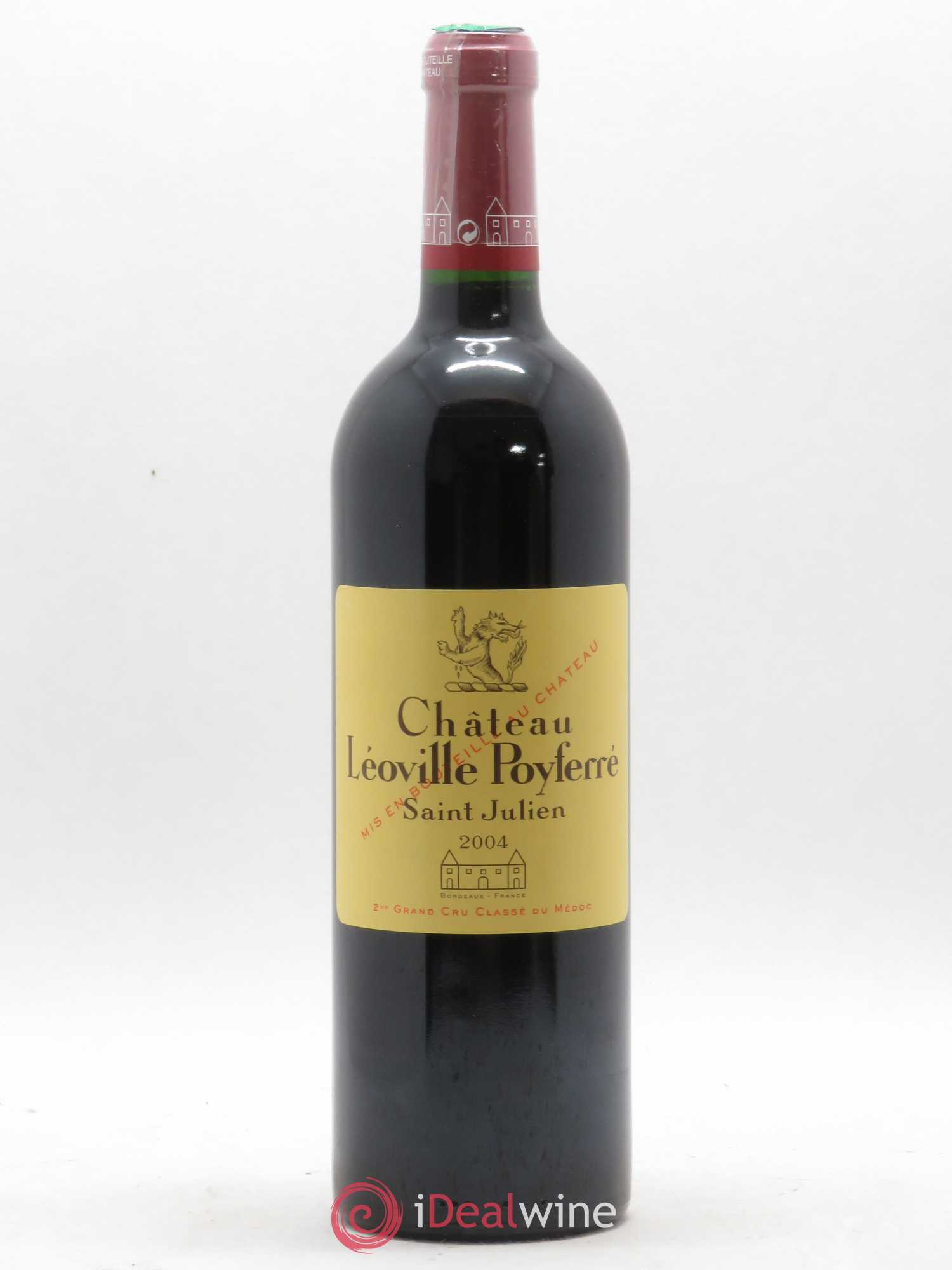 Château Léoville Poyferré 2ème Grand Cru Classé 2004 - Lot de 1 bouteille - 0