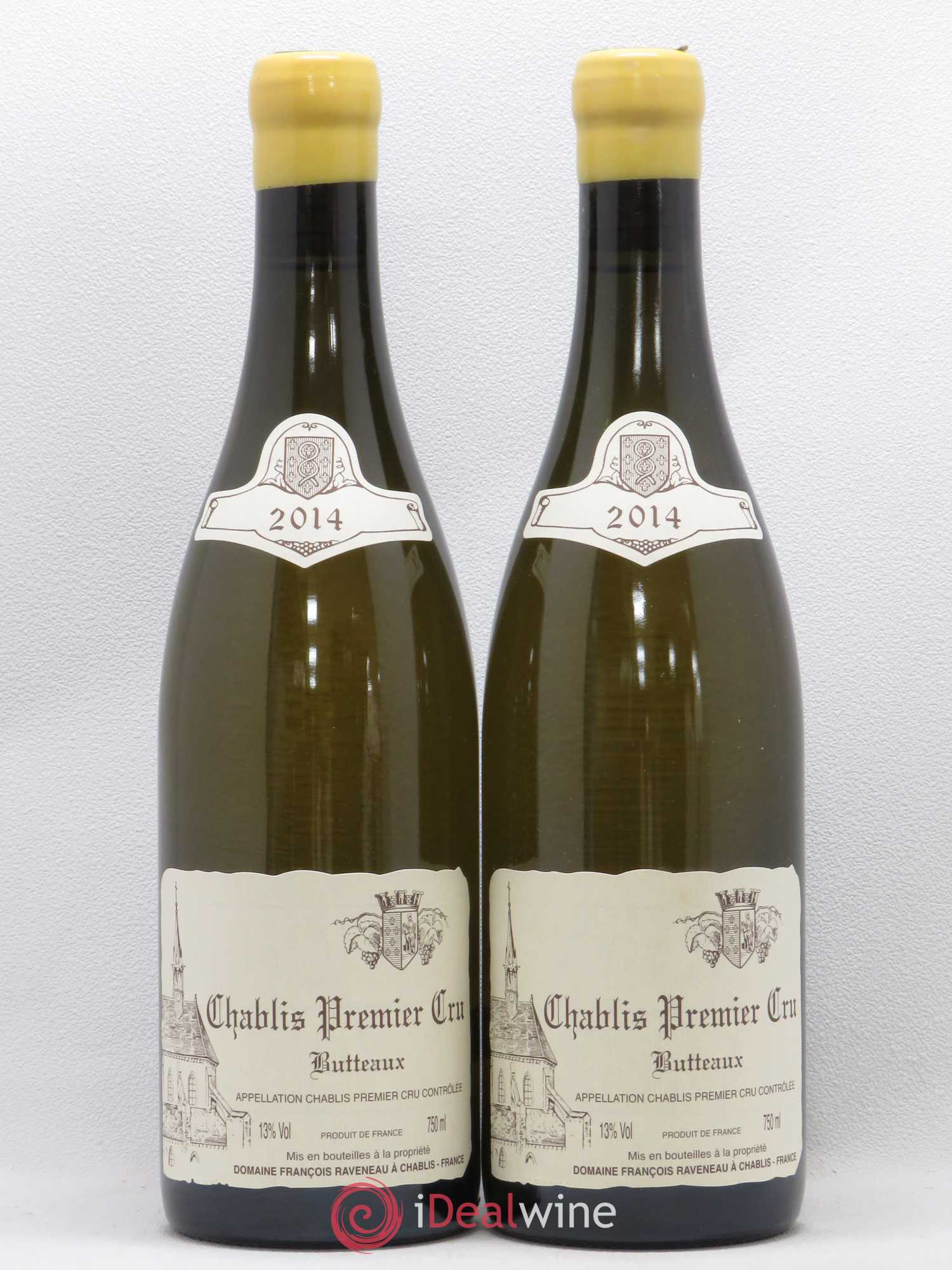 Chablis 1er Cru Butteaux Raveneau (Domaine) 2014 - Lot de 2 bouteilles - 0