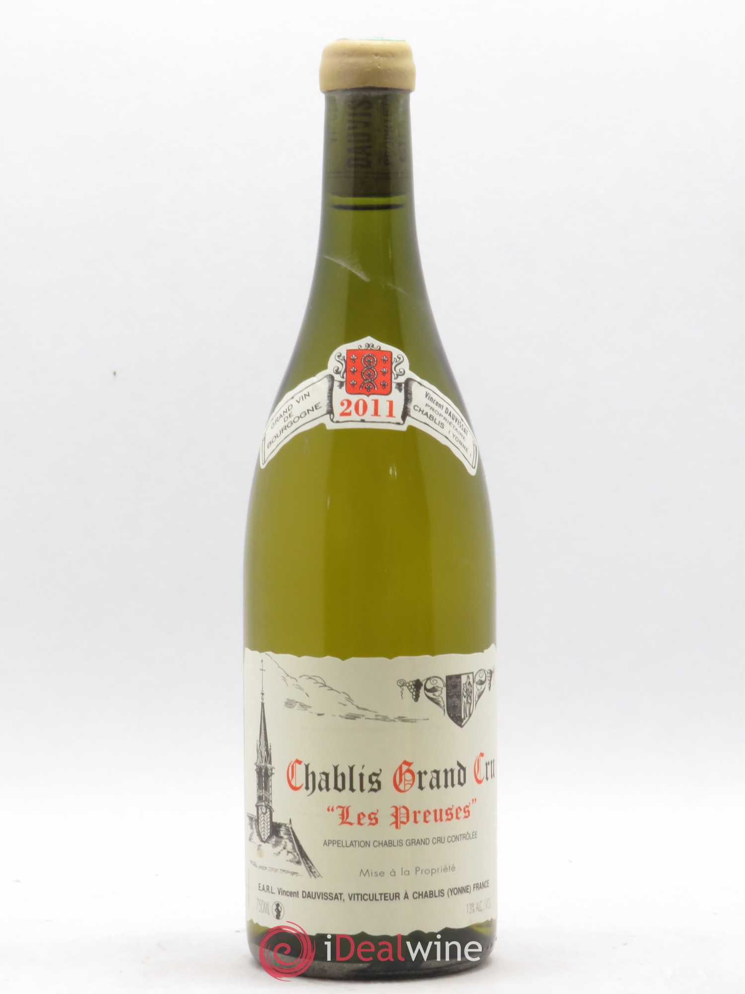 Chablis Grand Cru Les Preuses Vincent Dauvissat (Domaine) 2011 - Lot de 1 bouteille - 0