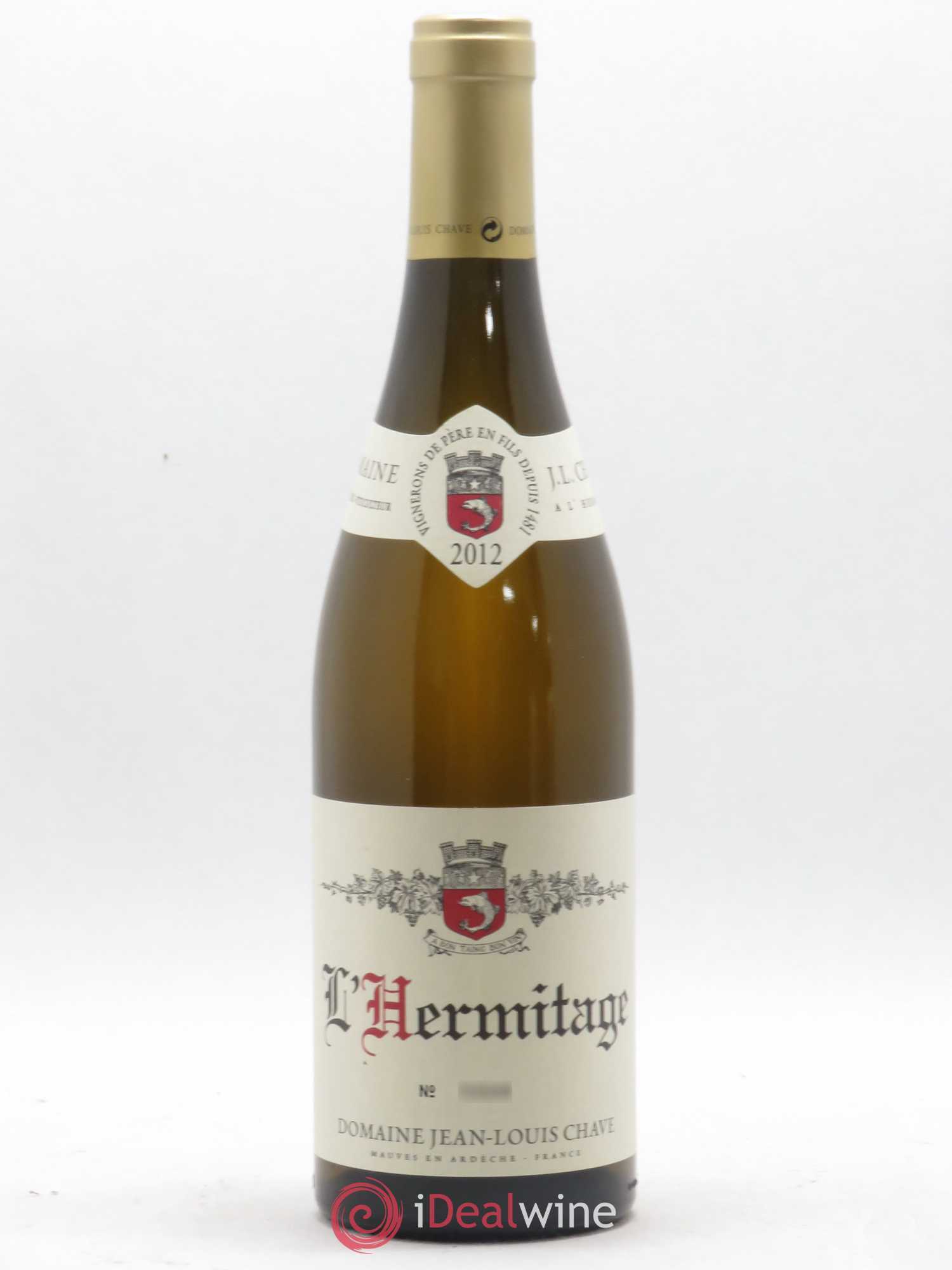 Hermitage Jean-Louis Chave 2012 - Lot de 1 bouteille - 0