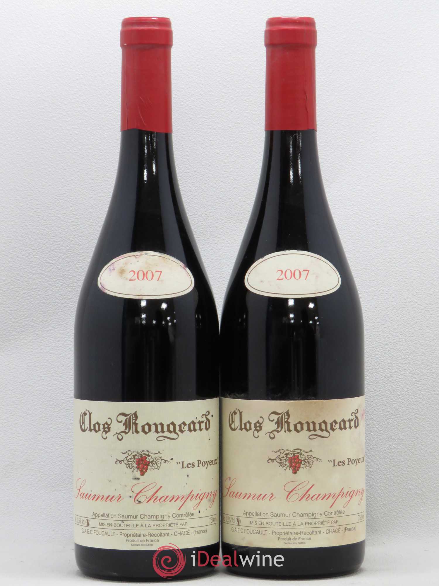 Saumur-Champigny Les Poyeux Clos Rougeard 2007 - Lot de 2 bouteilles - 0