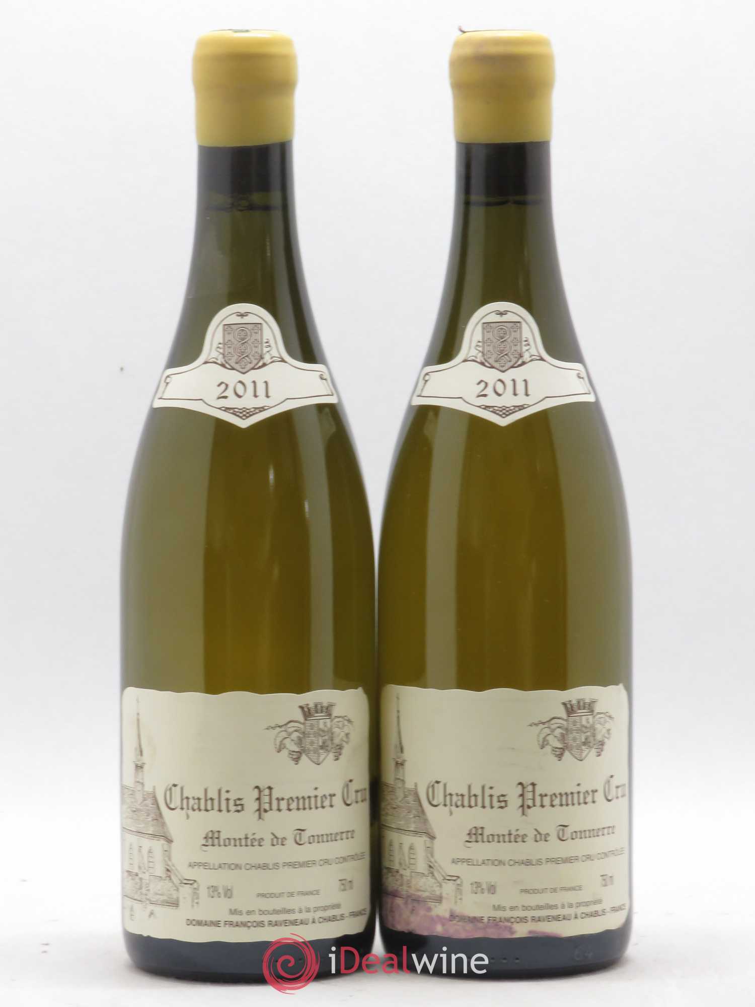 Chablis 1er Cru Montée de Tonnerre Raveneau (Domaine) 2011 - Lot de 2 bouteilles - 0
