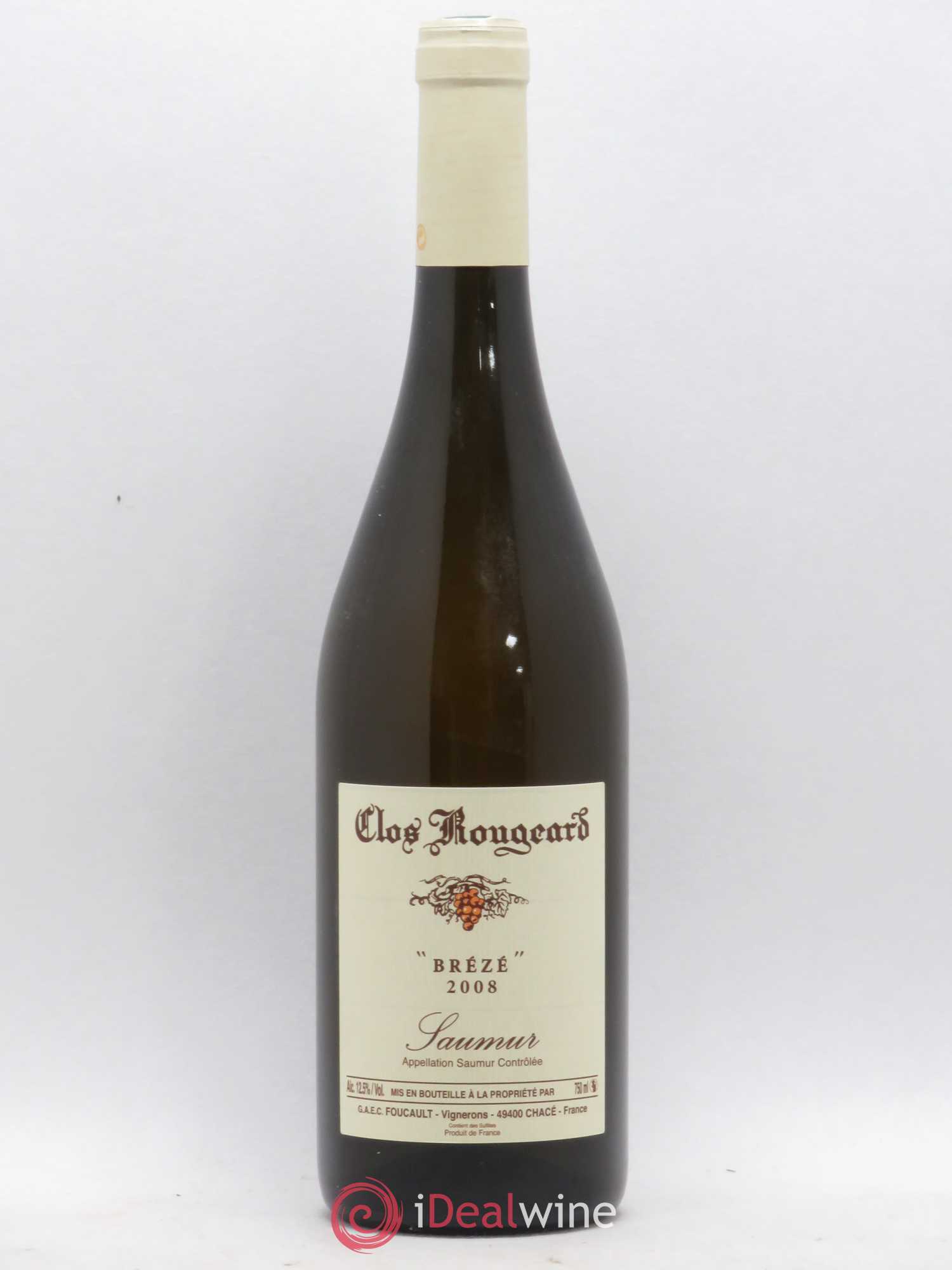 Saumur Brézé Clos Rougeard 2008 - Posten von 1 Flasche - 0