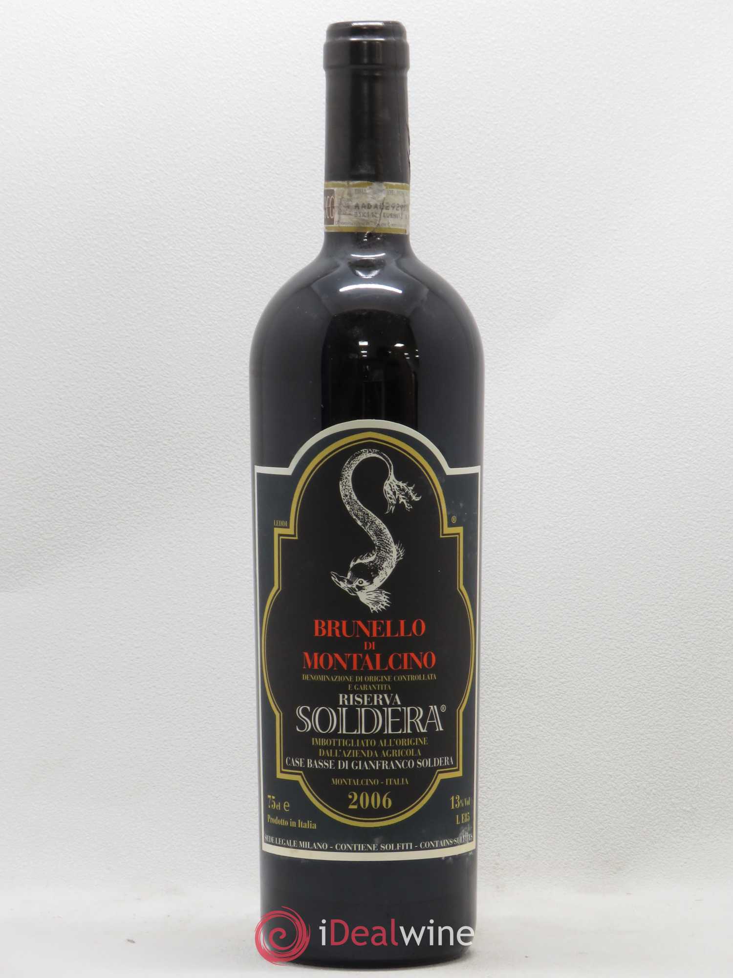 Brunello di Montalcino DOCG Riserva Soldera Az. Agr. Case Basse 2006 - Lotto di 1 bottiglia - 0
