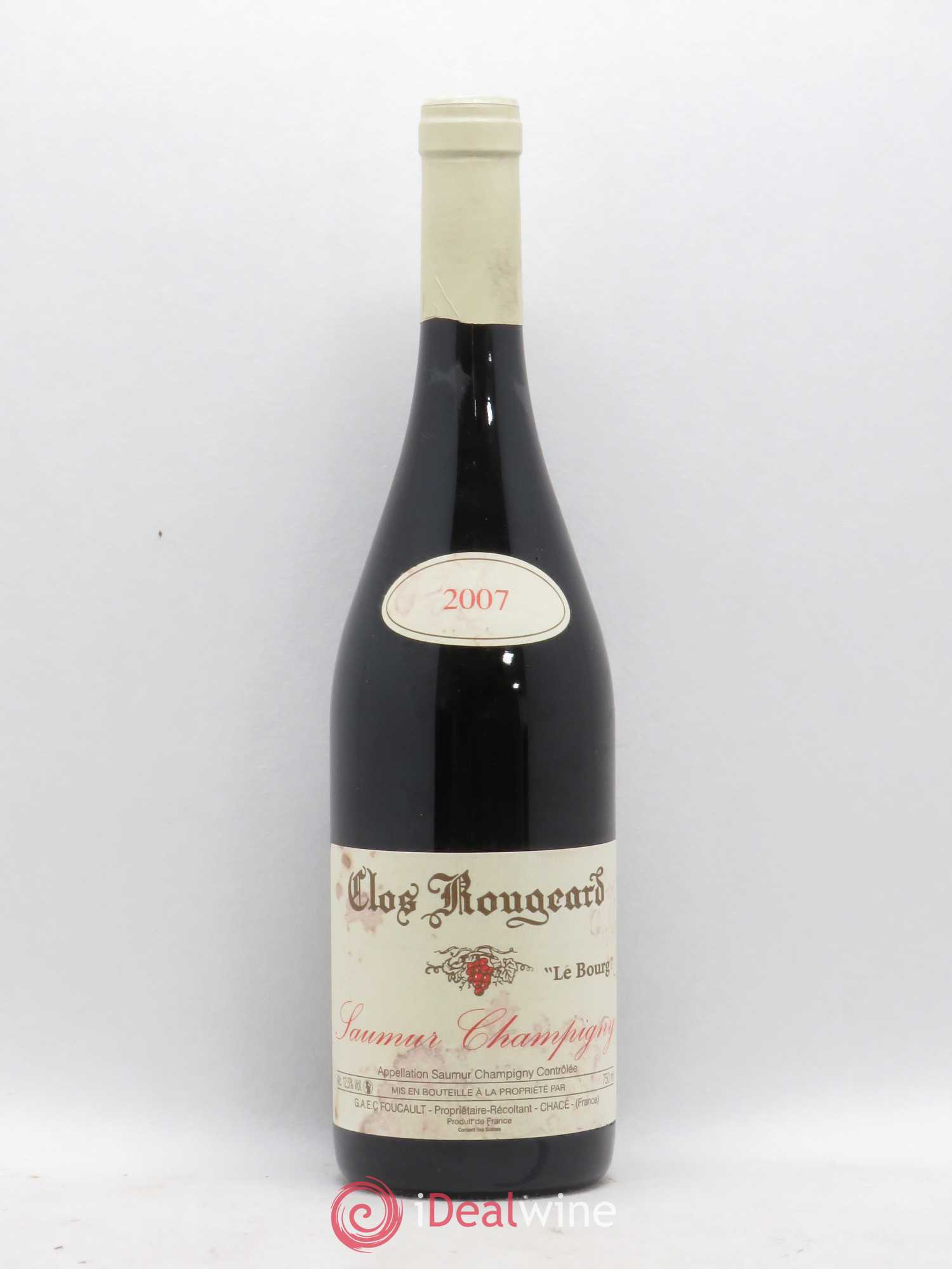 Saumur-Champigny Le Bourg Clos Rougeard 2007 - Lot de 1 bouteille - 0