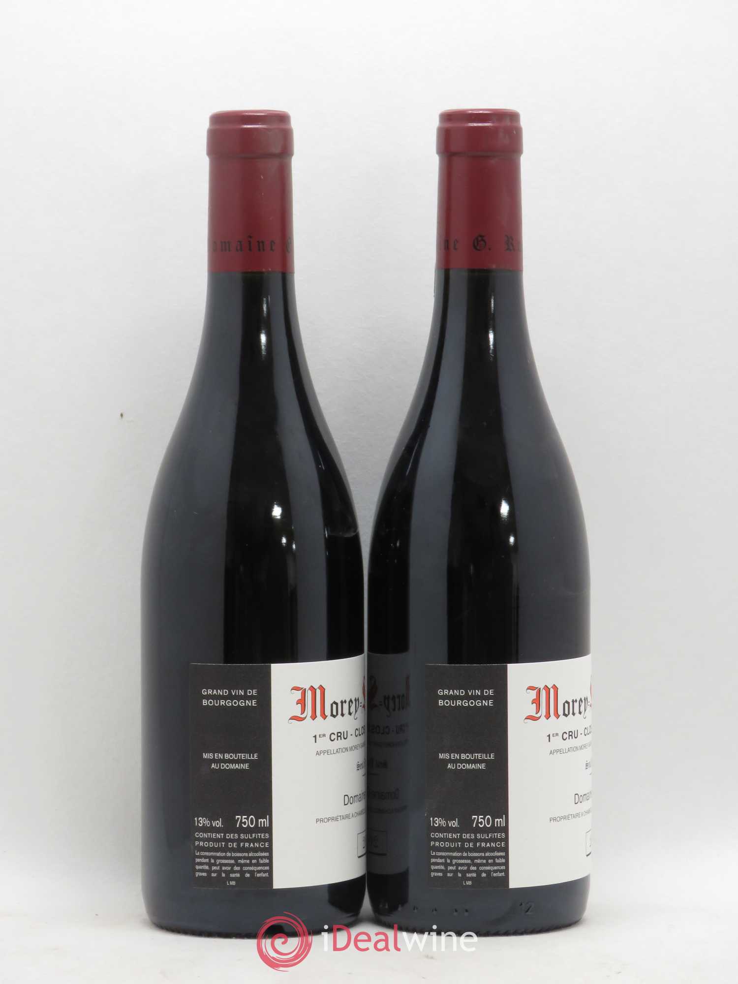 Morey-Saint-Denis 1er Cru Clos de la Bussière Georges Roumier (Domaine) 2012 - Lot de 2 bouteilles - 1