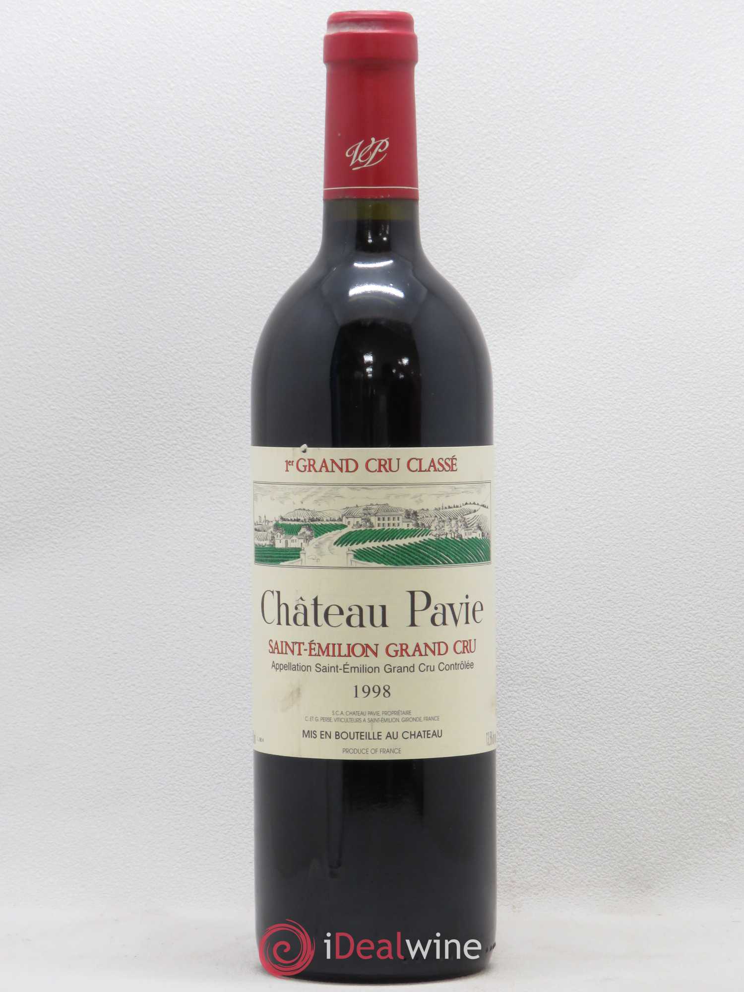 Château Pavie 1er Grand Cru Classé A 1998 - Lot de 1 bouteille - 0