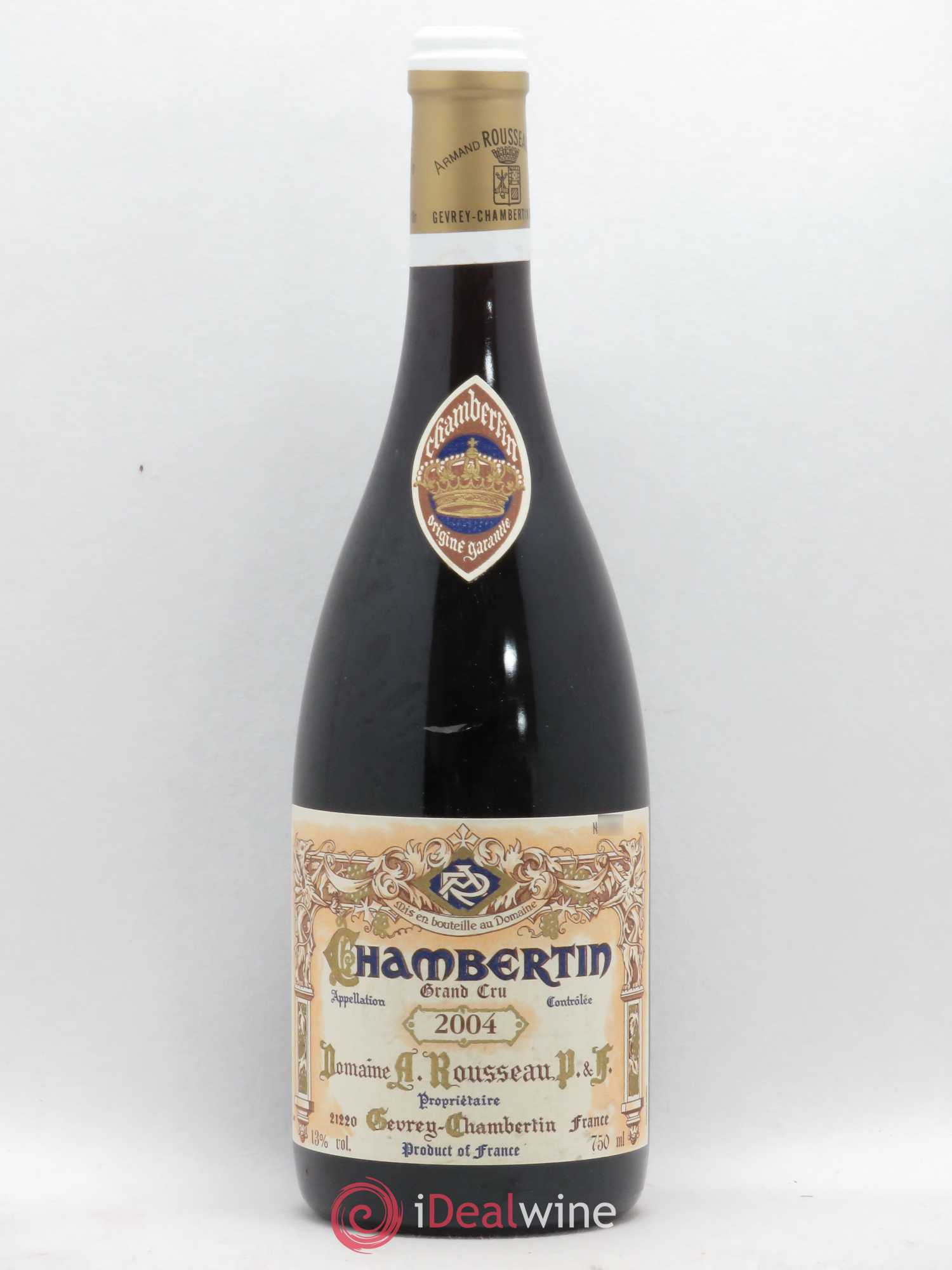 Chambertin Grand Cru Armand Rousseau (Domaine) 2004 - Lot de 1 bouteille - 0