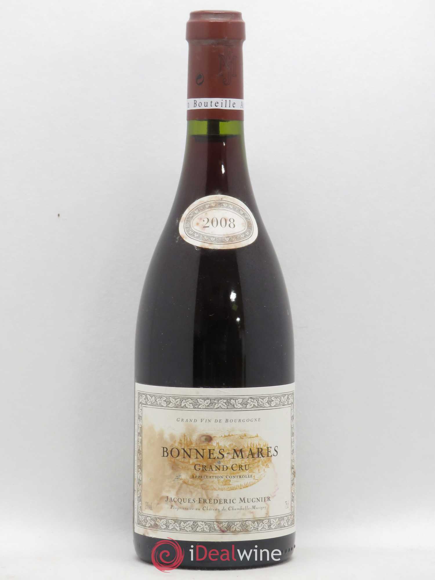 Bonnes-Mares Grand Cru Jacques-Frédéric Mugnier 2008 - Lot de 1 bouteille - 0