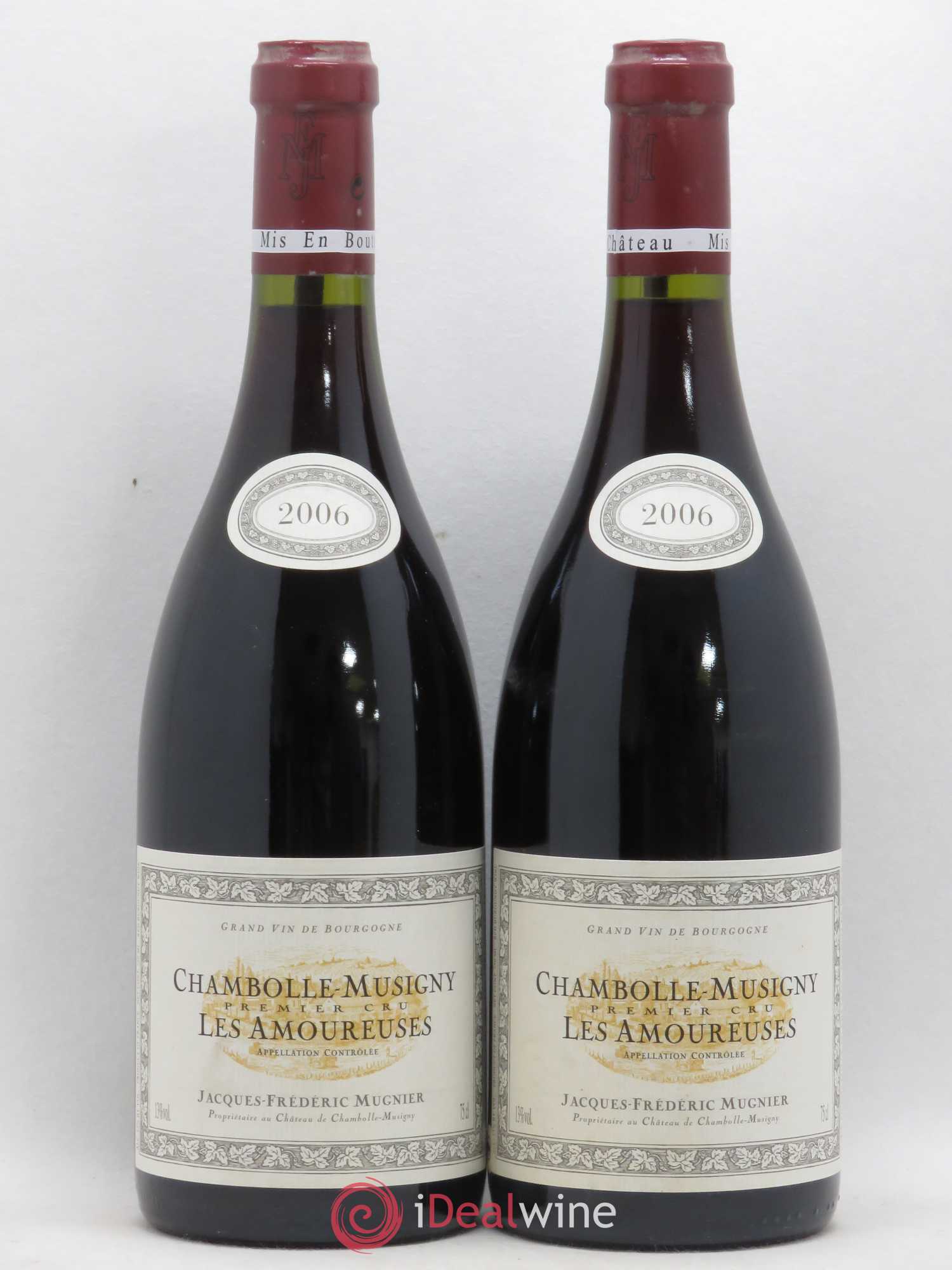Chambolle-Musigny 1er Cru Les Amoureuses Jacques-Frédéric Mugnier 2006 - Lot de 2 bouteilles - 0