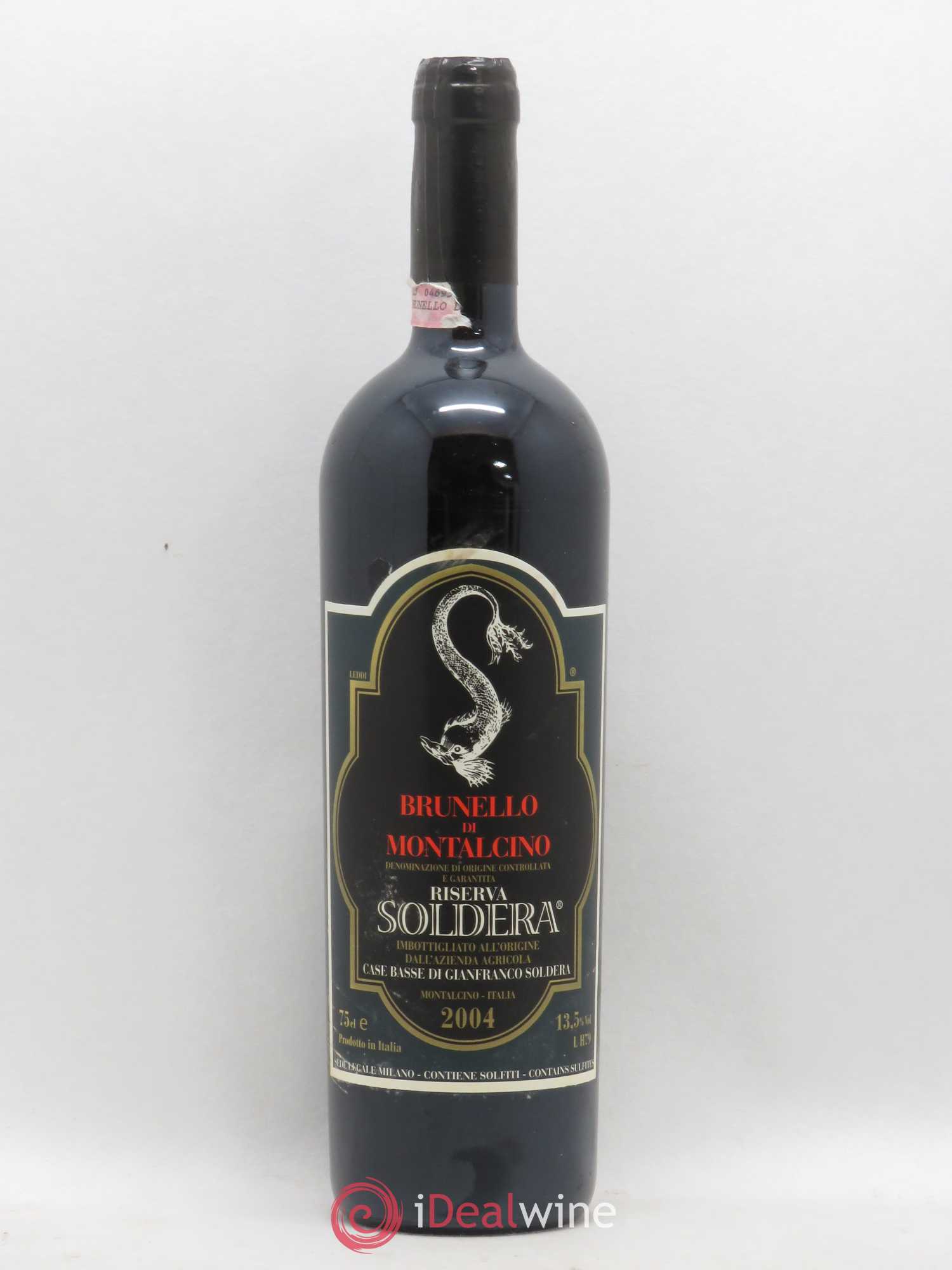 Brunello di Montalcino Riserva Soldera Az. Agr. Case Basse 2004 - Lot de 1 bouteille - 0