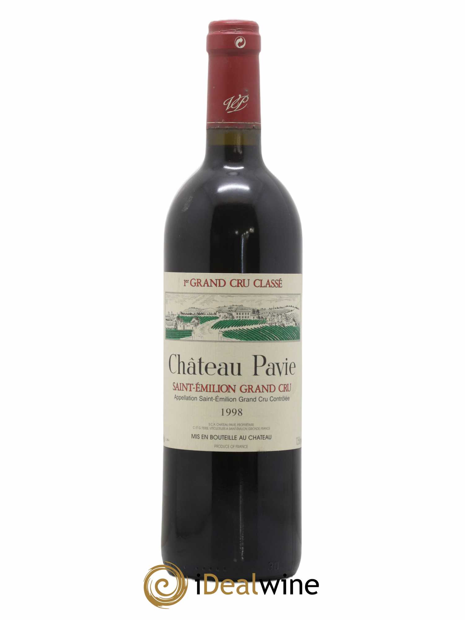 Château Pavie 1er Grand Cru Classé A 1998 - Lot de 1 bouteille - 0
