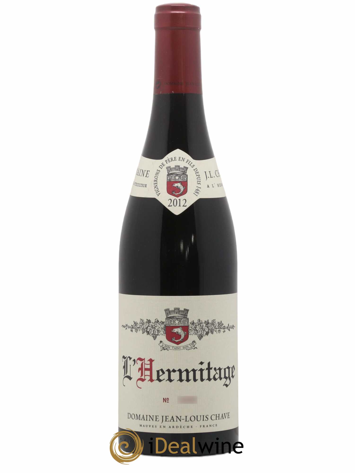 Hermitage Jean-Louis Chave 2012 - Lot de 1 bouteille - 0
