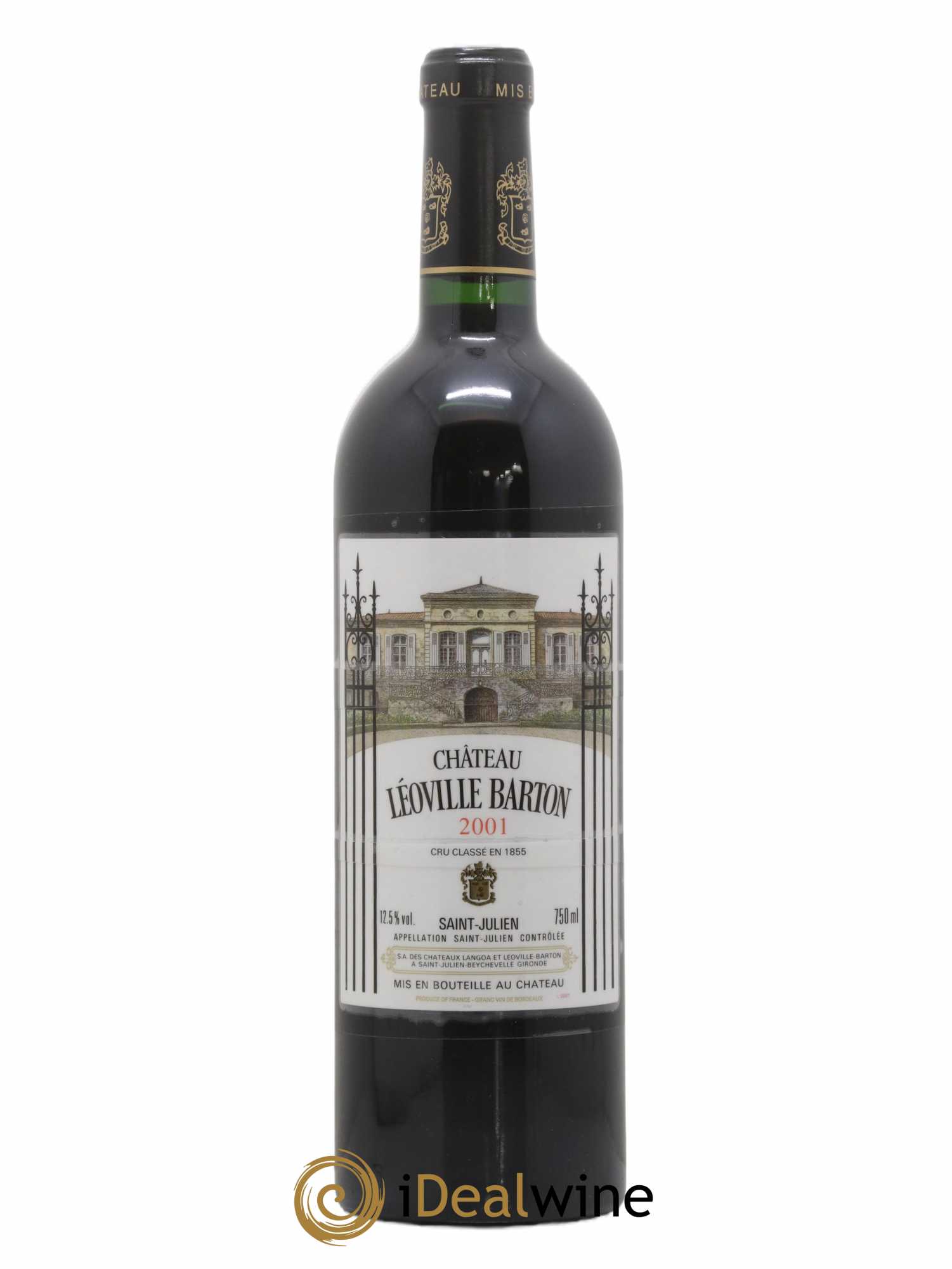 Château Léoville Barton 2ème Grand Cru Classé 2001 - Lot de 1 bouteille - 0