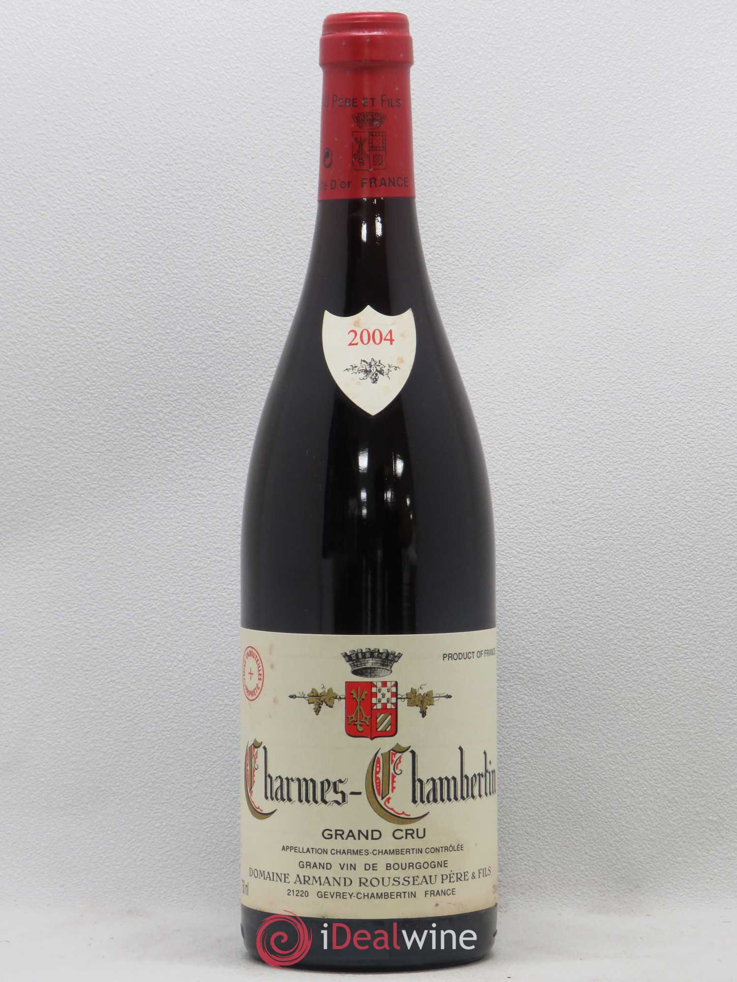Charmes-Chambertin Grand Cru Armand Rousseau (Domaine) 2004 - Lot de 1 bouteille - 0
