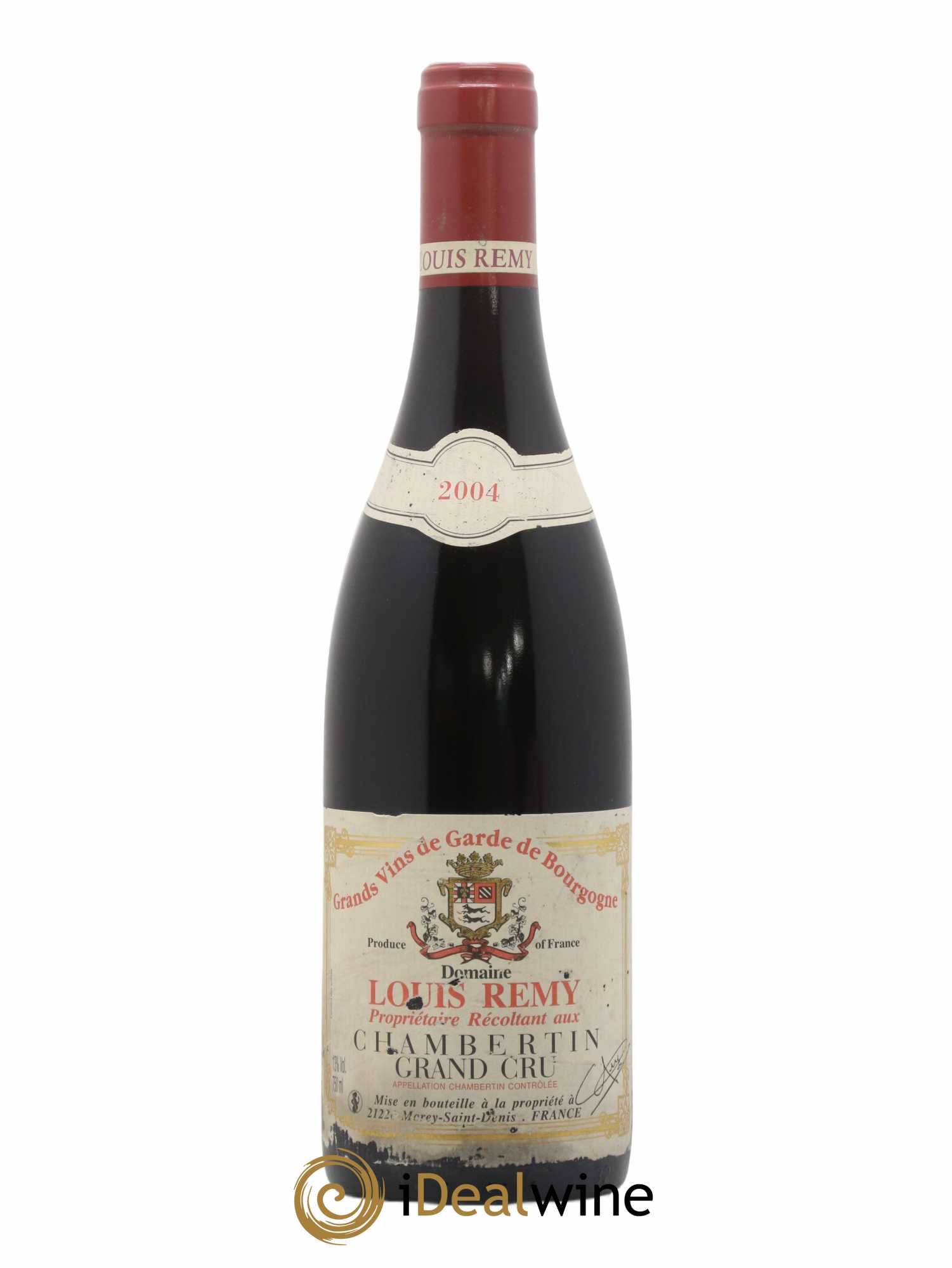 Chambertin Grand Cru Domaine Rémy Louis 2004 - Lot de 1 bouteille - 0