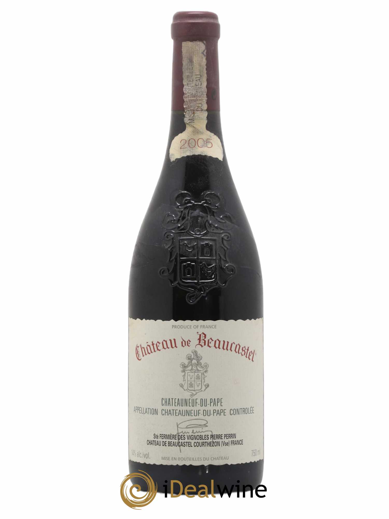 Châteauneuf-du-Pape Château de Beaucastel Famille Perrin 2005 - Lot de 1 bouteille - 0