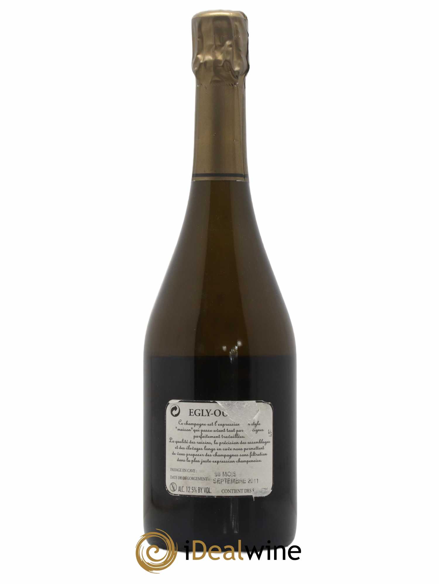 Ambonnay Vieilles Vignes Brut Millésimé Egly-Ouriet 2002 - Lot of 1 bottle - 1