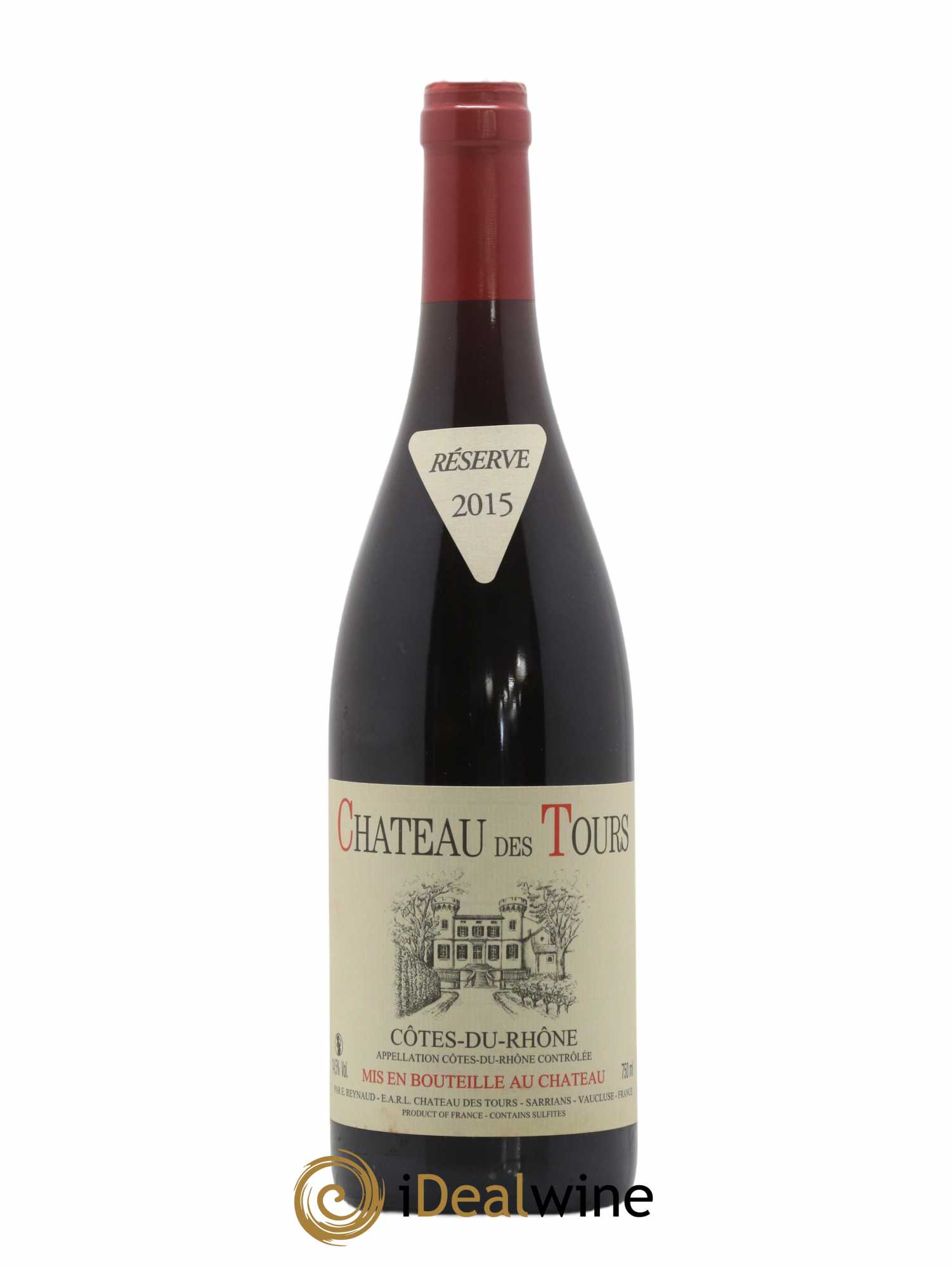 Côtes-du-Rhône Château des Tours Emmanuel Reynaud 2015 - Lot de 1 bouteille - 0